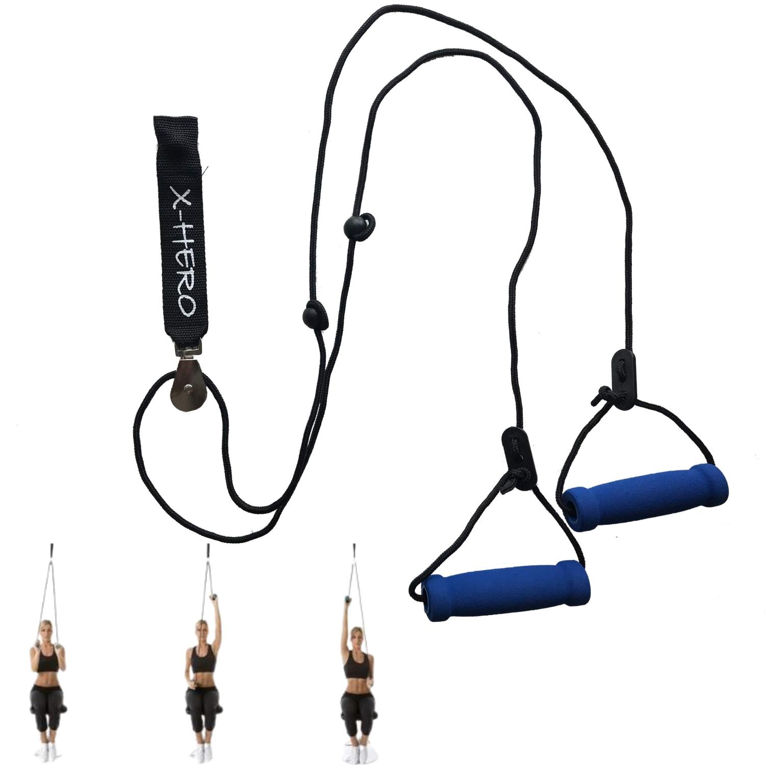 Xhero Shoulder Pulley Exercise with Arm Rehab Pulley System (Strap