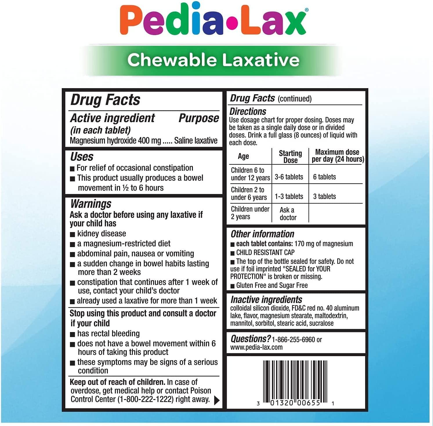 Pedia-lax Laxative Liquid Glycerin Suppositories Baby Care Kit