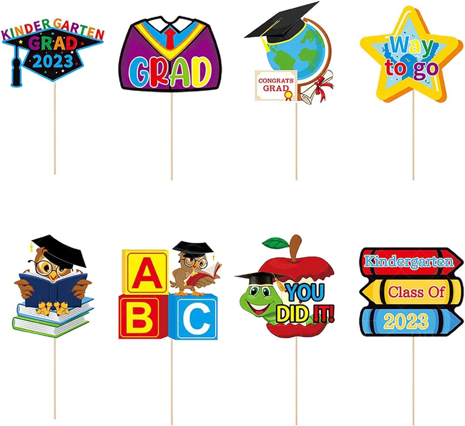 2023-kindergarten-graduation-cupcake-toppers-with-bamboo-sticks-colorful-and-clear-print-cake-decoration-picks-for-party-multicolor-buy-now-with-express-international-delivery-gosupps-com for Free Printable Graduation Cupcake Toppers 2023 2023 Kindergarten Graduation Cupcake Toppers with Bamboo Sticks - Colorful and Clear Print Cake Decoration Picks for Party Multicolor | Buy Now with Express International Delivery | GoSupps.com for Free Printable Graduation Cupcake Toppers 2023