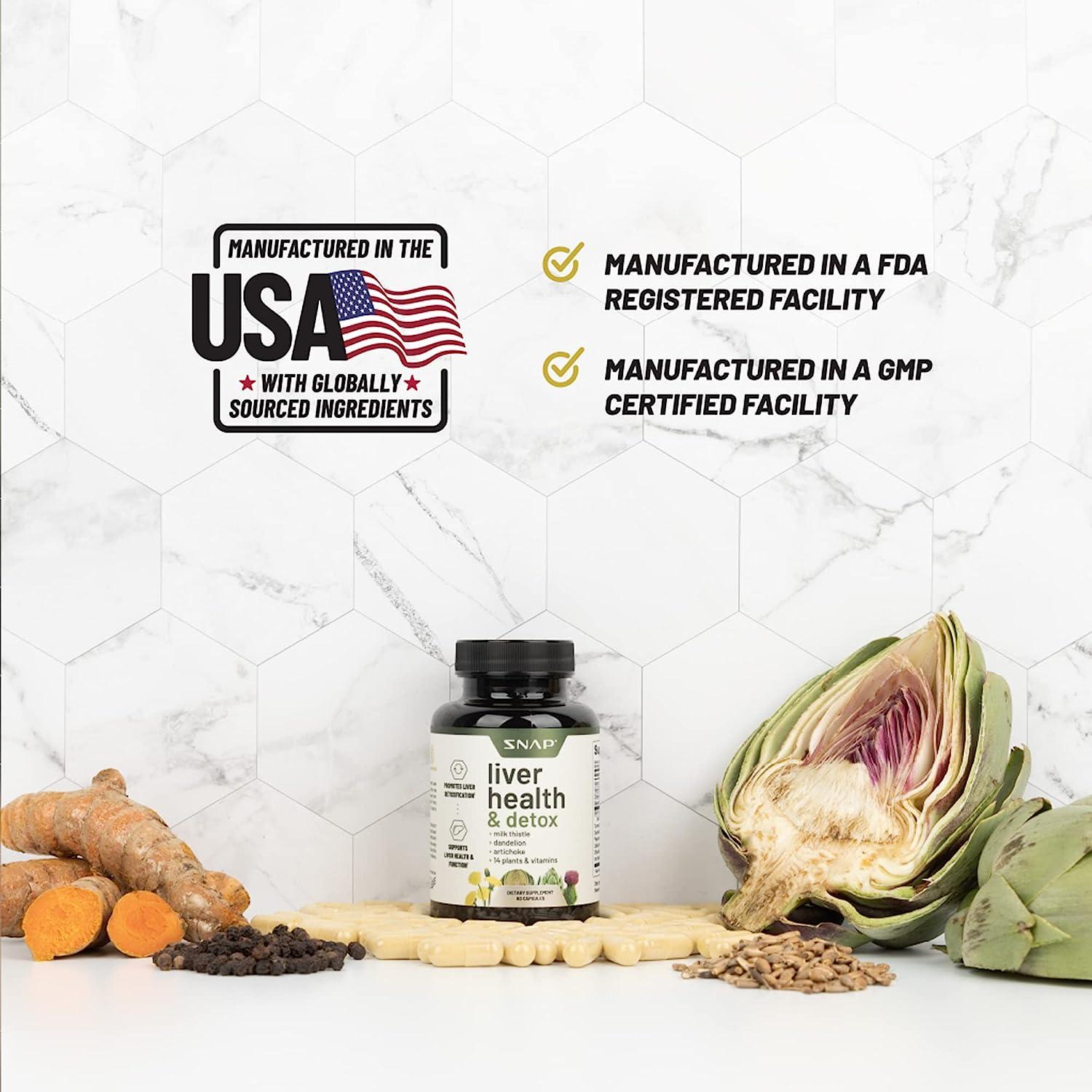 Liver Health Support Supplement Liver Cleanse Detox & Repair Formula