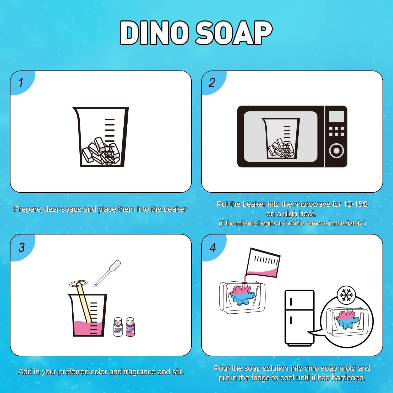 XXTOYS Dino Soap Making Kit Science Experiments for Kids 68
