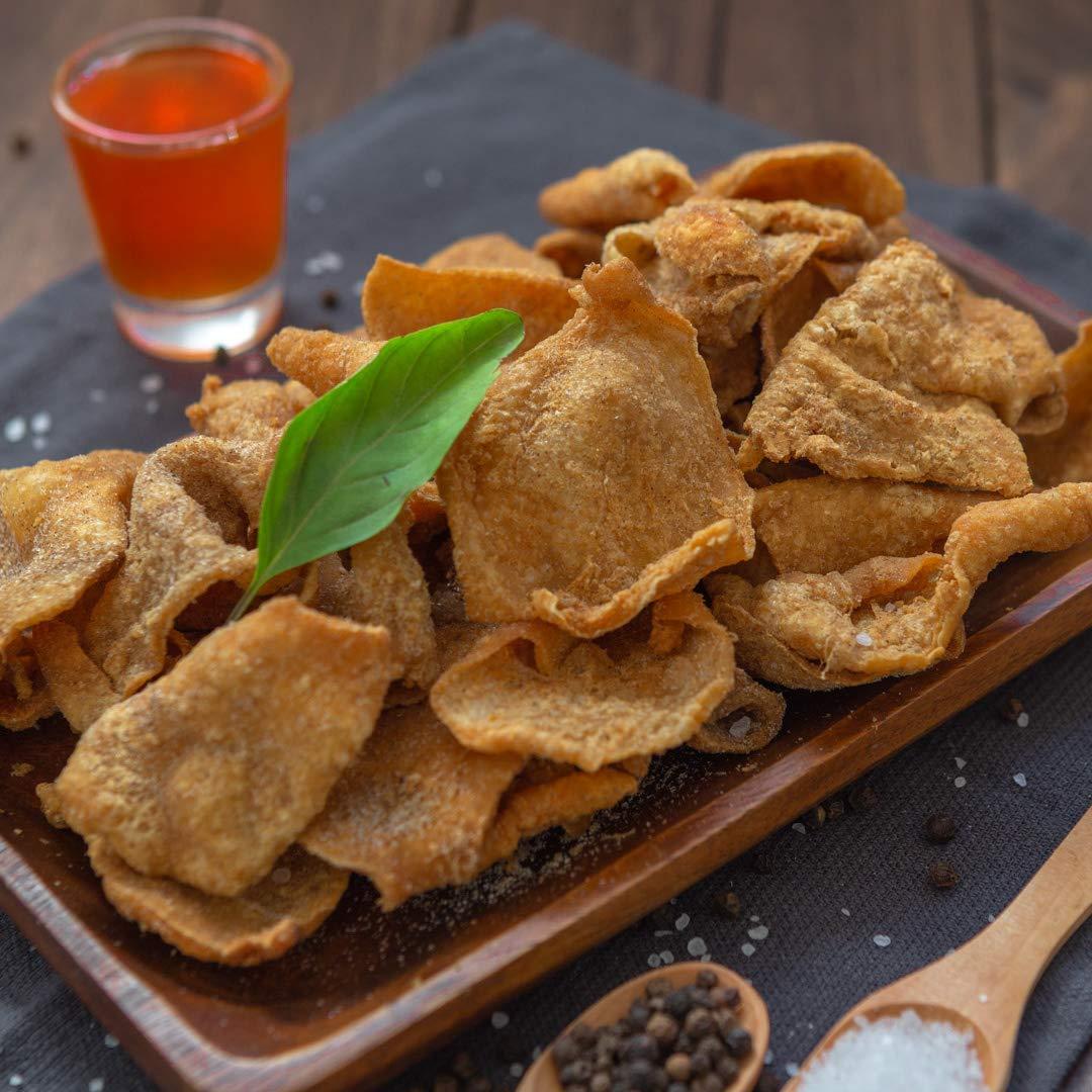 Chick N Skin Fried Chicken Skins Chinese Salt & Pepper Flavor (4Pack