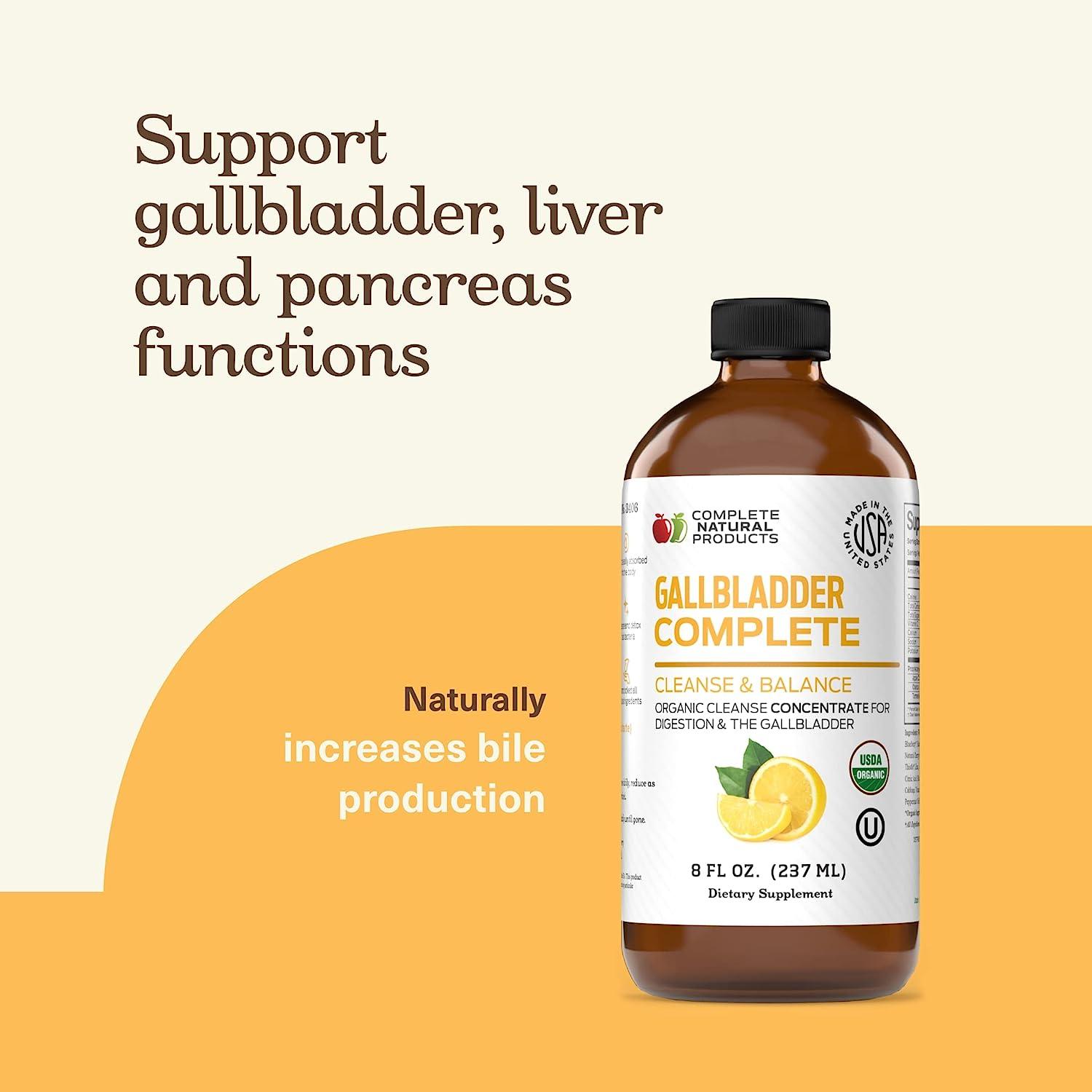 Organic Gallbladder Complete Liquid Concentrate Digestive Vinegar
