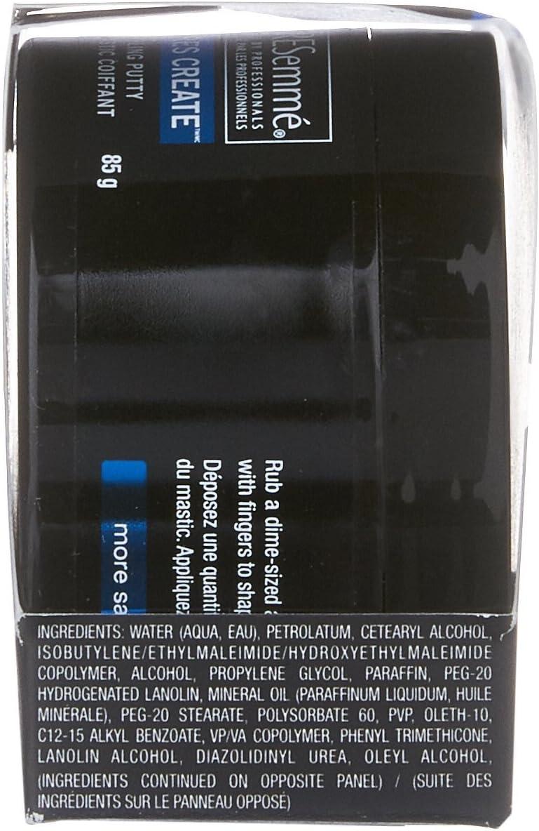 TRESemme European Tres Create Styling Putty 3 Oz / 85 Gr Pack of 2 Longlasting Hold and Texture