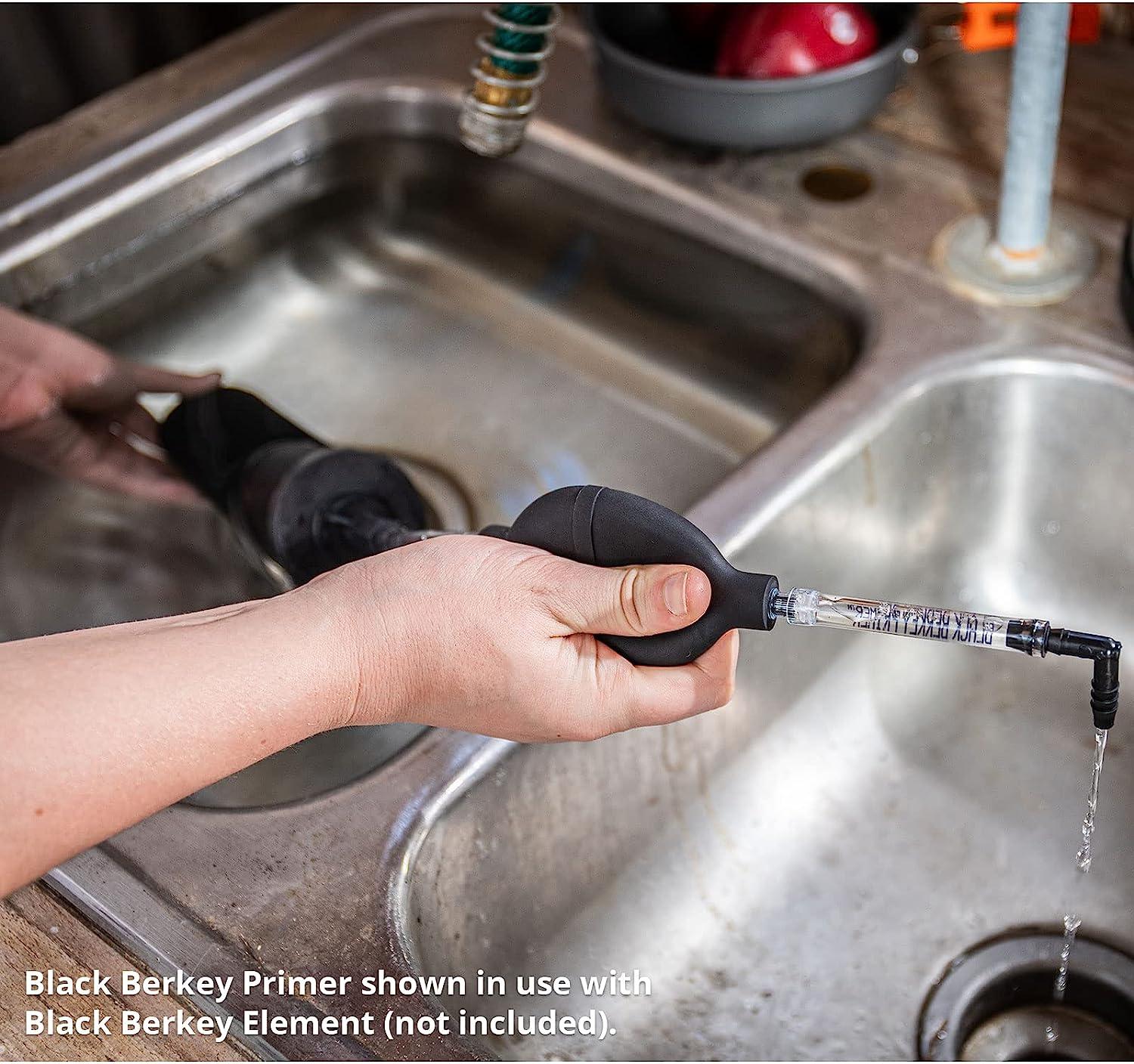 Black Berkey Primer for Use with Berkey GravityFed Water Filter