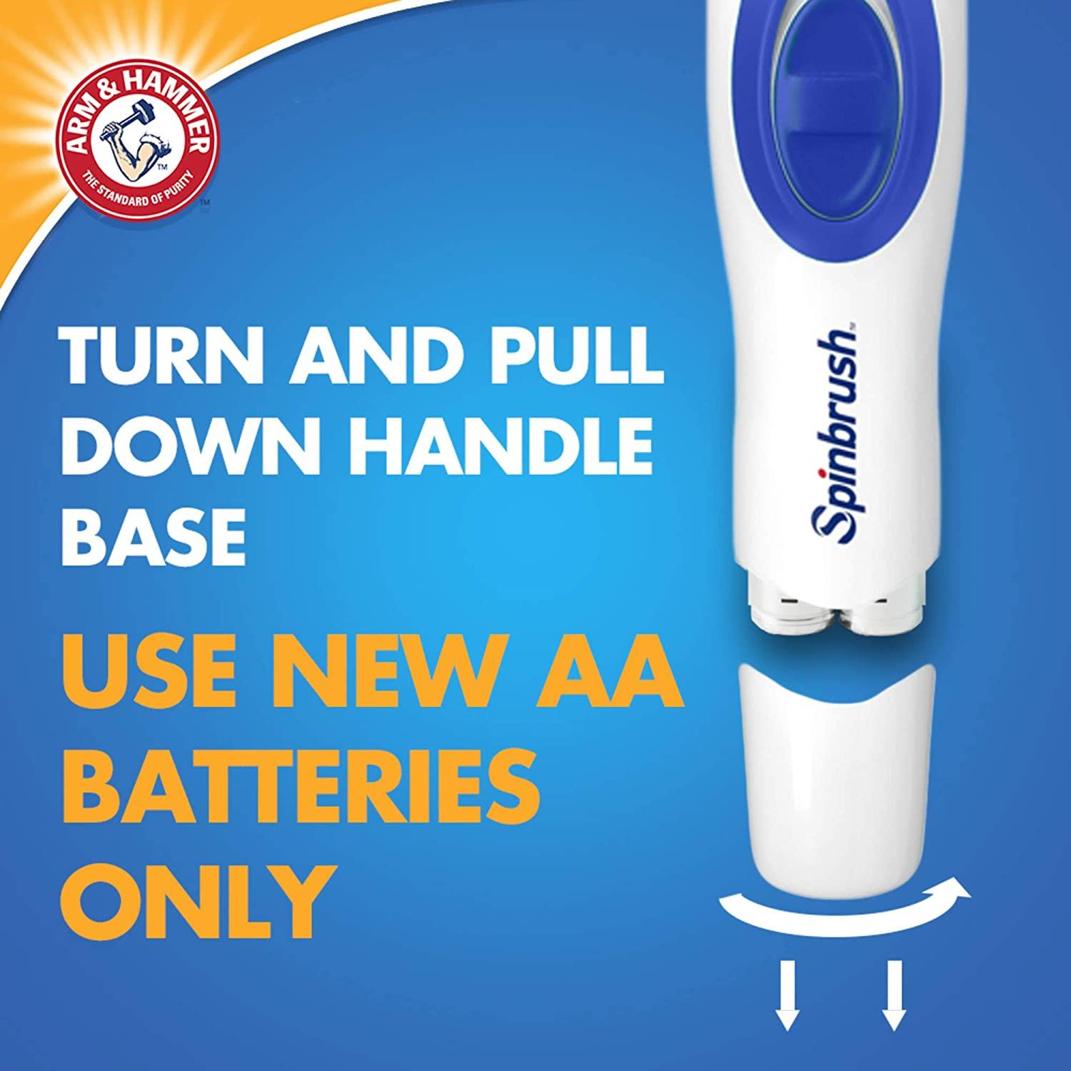 ARM & HAMMER Spinbrush PRO+ Extra White BatteryOperated Toothbrush