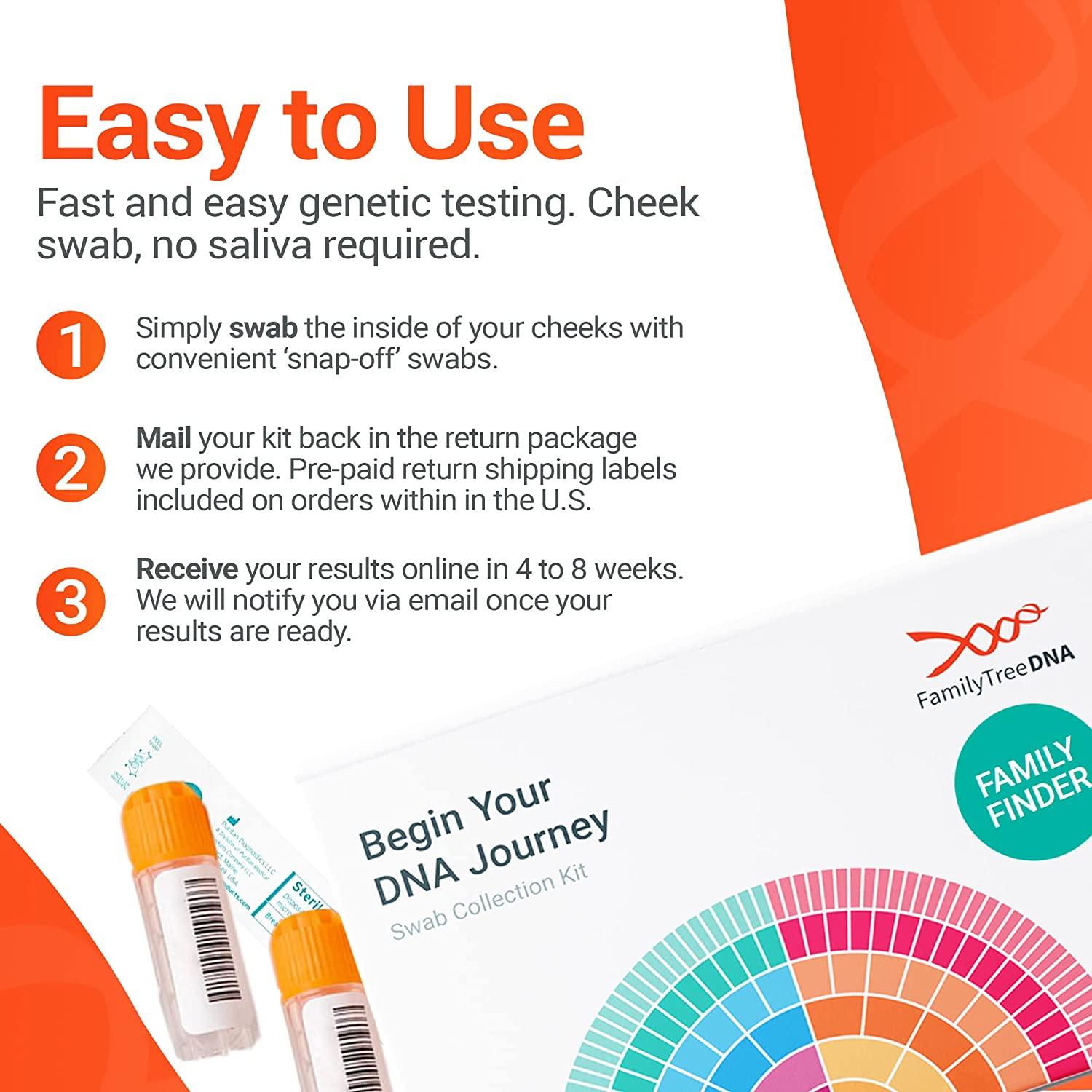 NEW SEALED Ancestry DNA Genetic Testing Genealogy Family Tree Test Kit