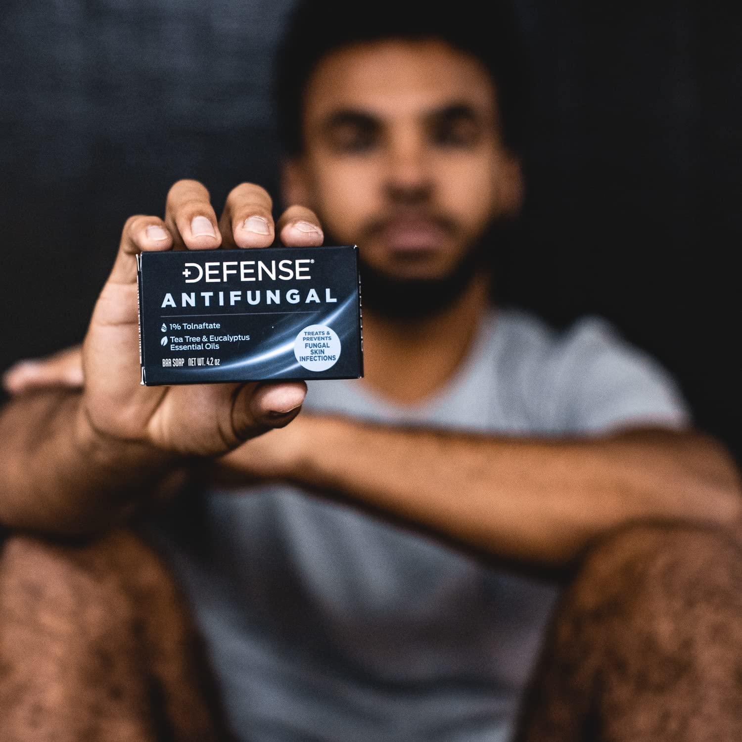 Defense Antifungal Medicated Bar Soap Intensive Fungus Treatment for