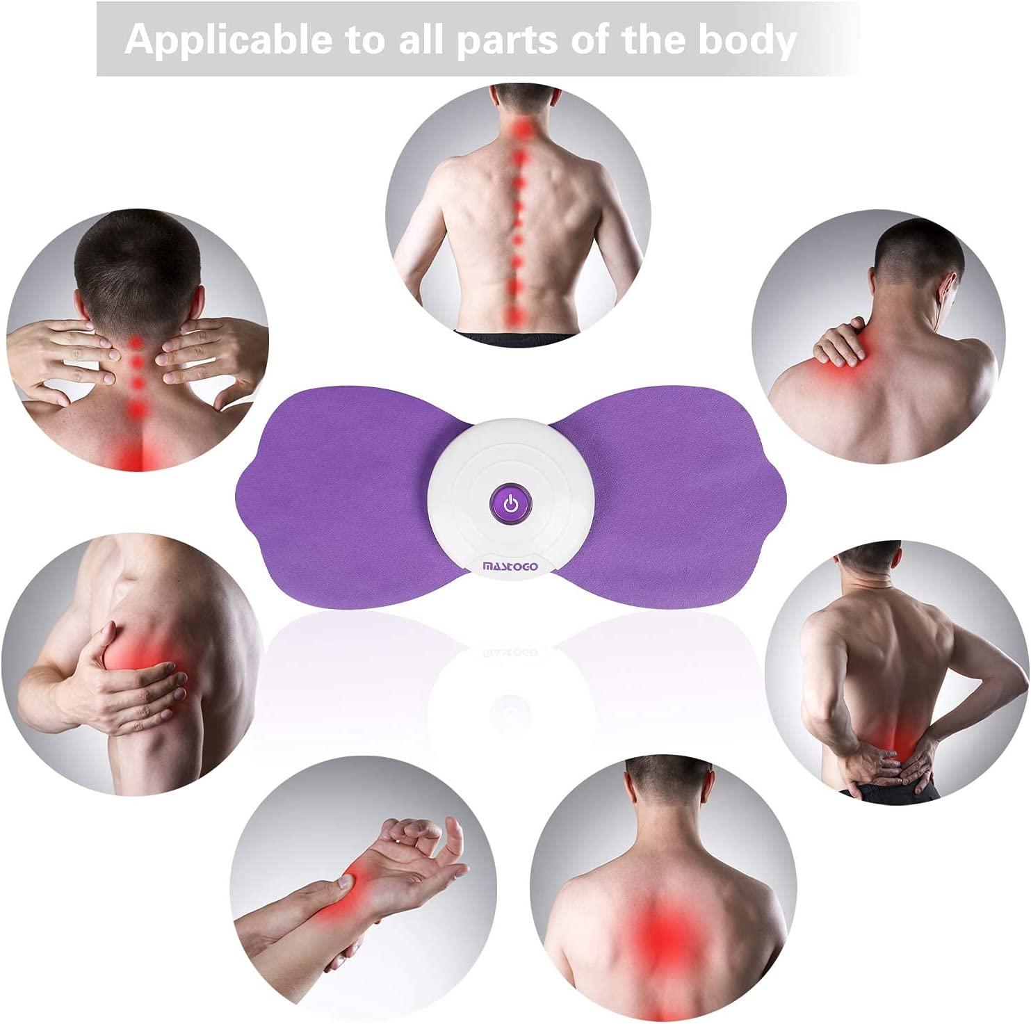 MASTOGO Wireless TENS & EMS Unit Back Pain Relief Massager - APP