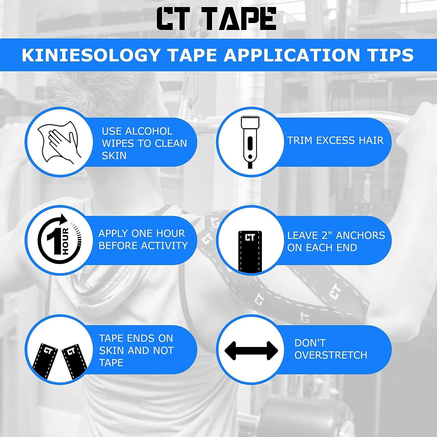 CT Tape Sports & Kinesiology Tape for Sensitive SkinBest Breathable