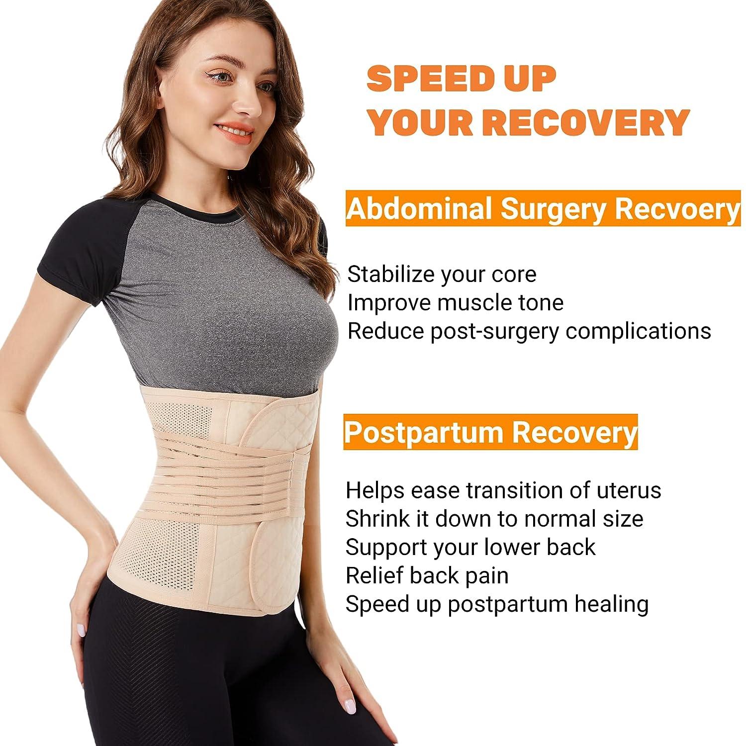 Abdominal Binder for Post Surgery Postpartum Recovery Belly Band C