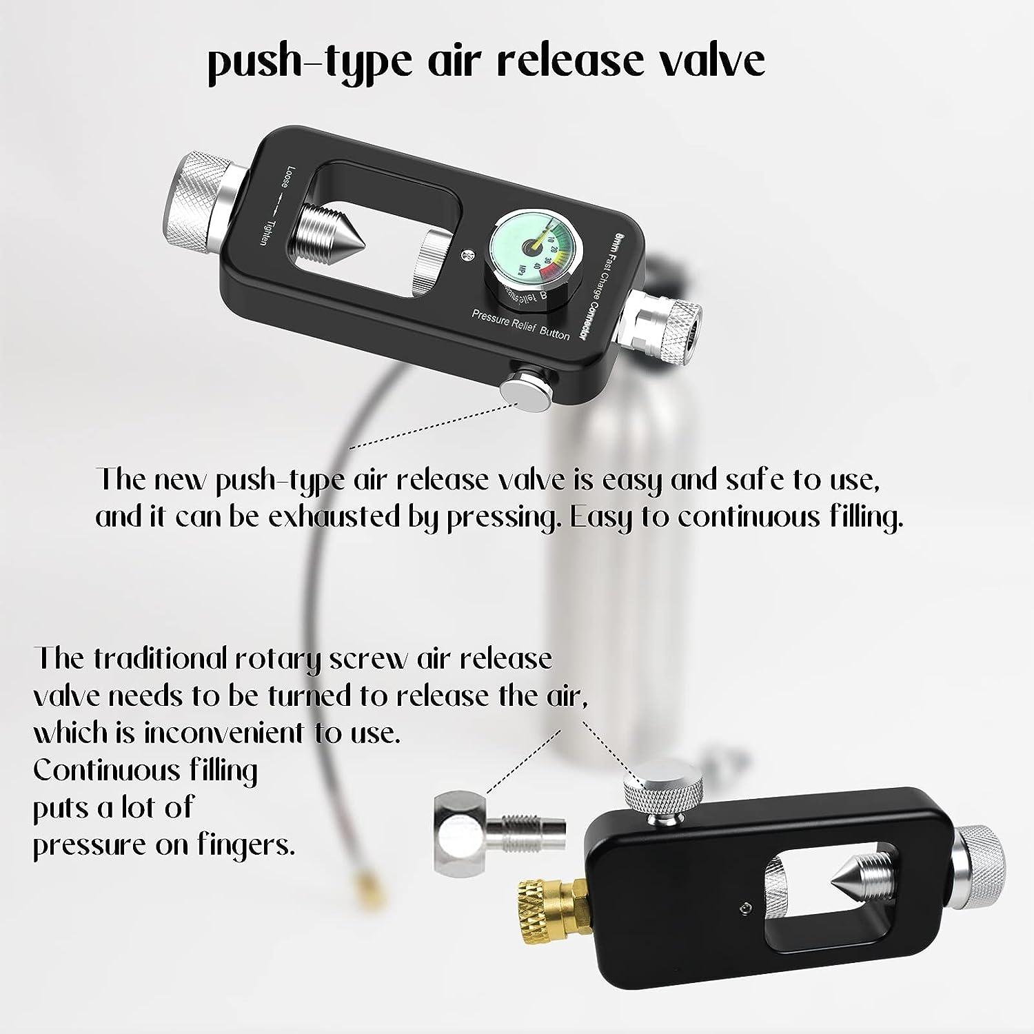 Scuba Tank Paintball Fill Adapter 4500Psi Refill Adapter Scuba Tank