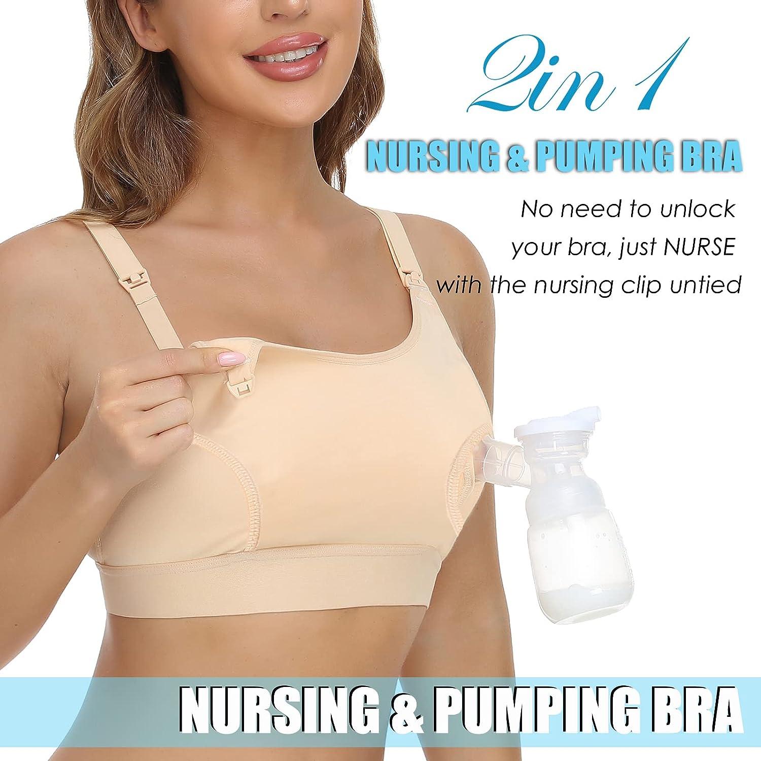 ENSDOAR Nursing Bras for Breastfeeding Seamless Maternity Bra