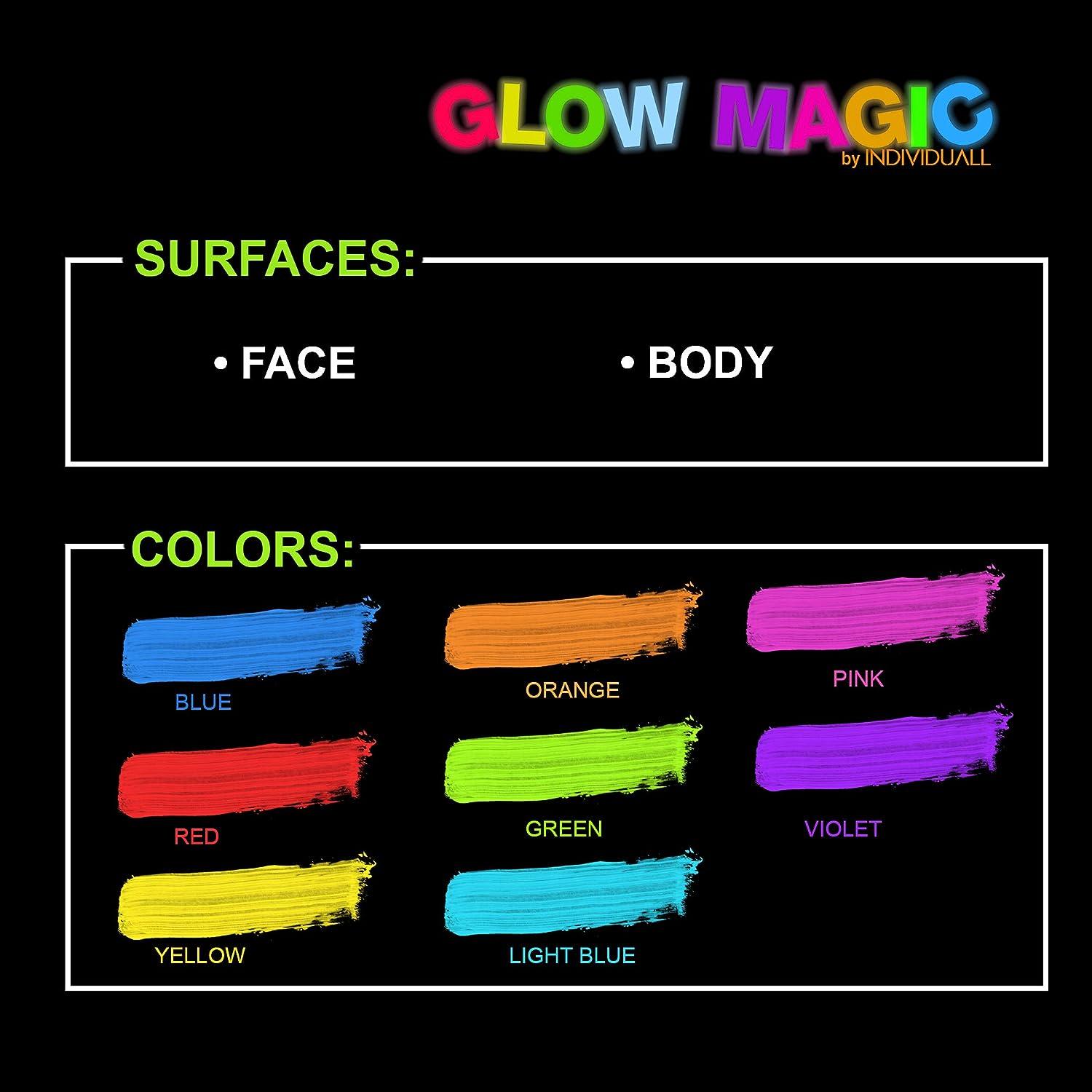 neon nights Glow-in-The-Dark Paint - Multi-Surface Acrylic Paints