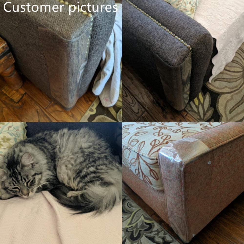 Pet Couch Protector 10PACK Clear Pet Cat Dog Claw Guards Self