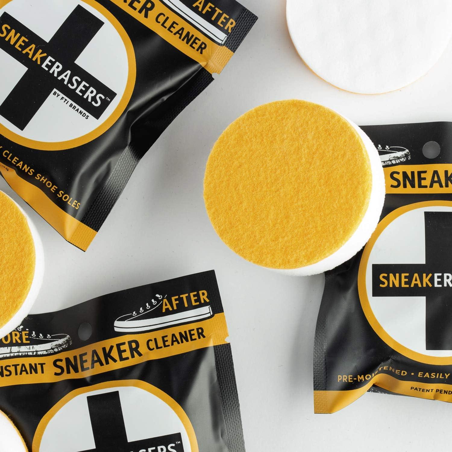 SneakERASERS™ Instant Sole and Sneaker Cleaner, Premium Pre-Moistened  Dual-Sided Sponge for Cleaning & Whitening Shoe Soles (14 Pack)