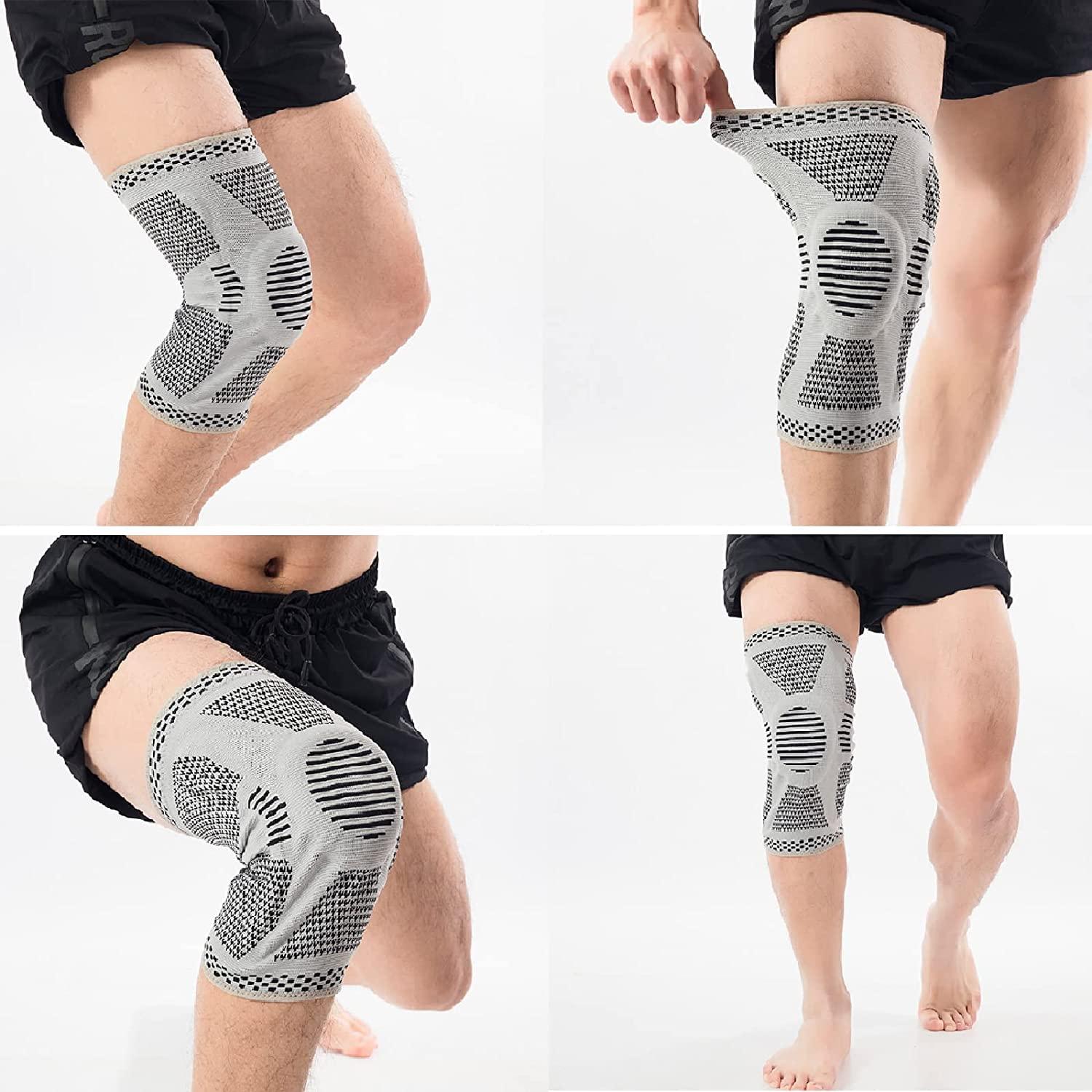 AmRelieve Ultra Knee Elite Compression Sleeve with Side Stabilizers