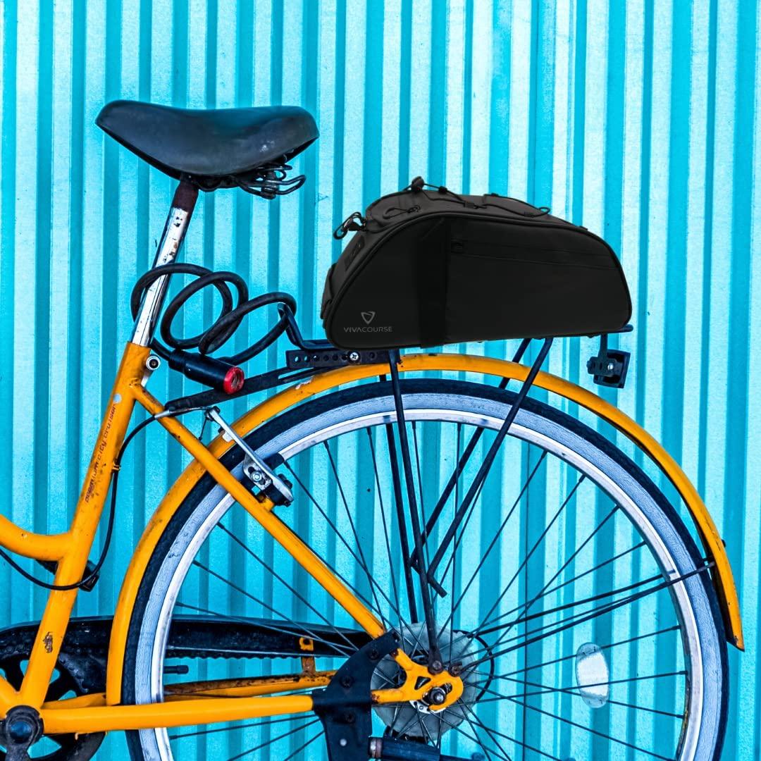 Vivacourse Waterproof Bike Rear Rack Pannier Bag 8L Capacity
