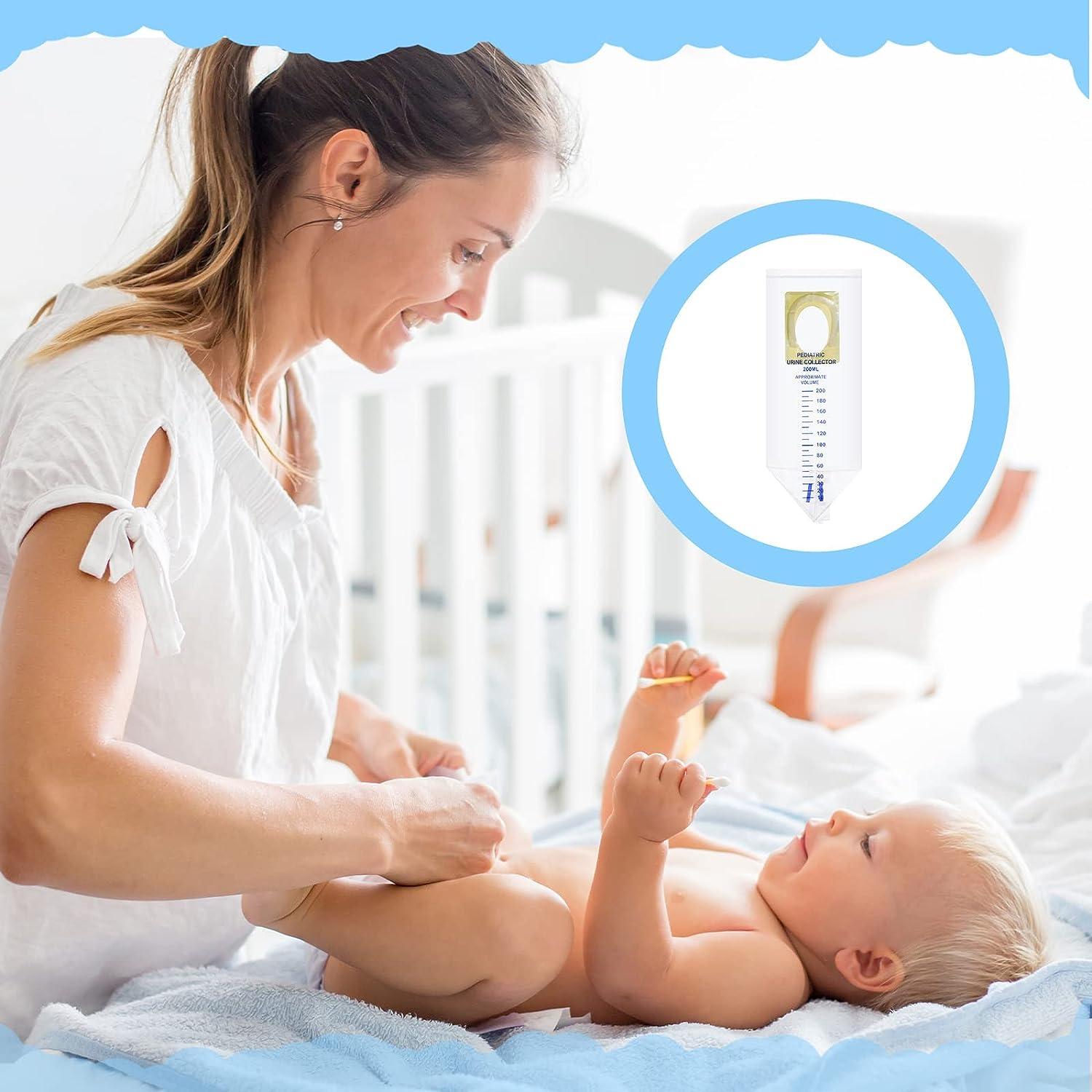 20 Pcs Pediatric Urine Bag Collectors Clear Urine Catcher Pouch