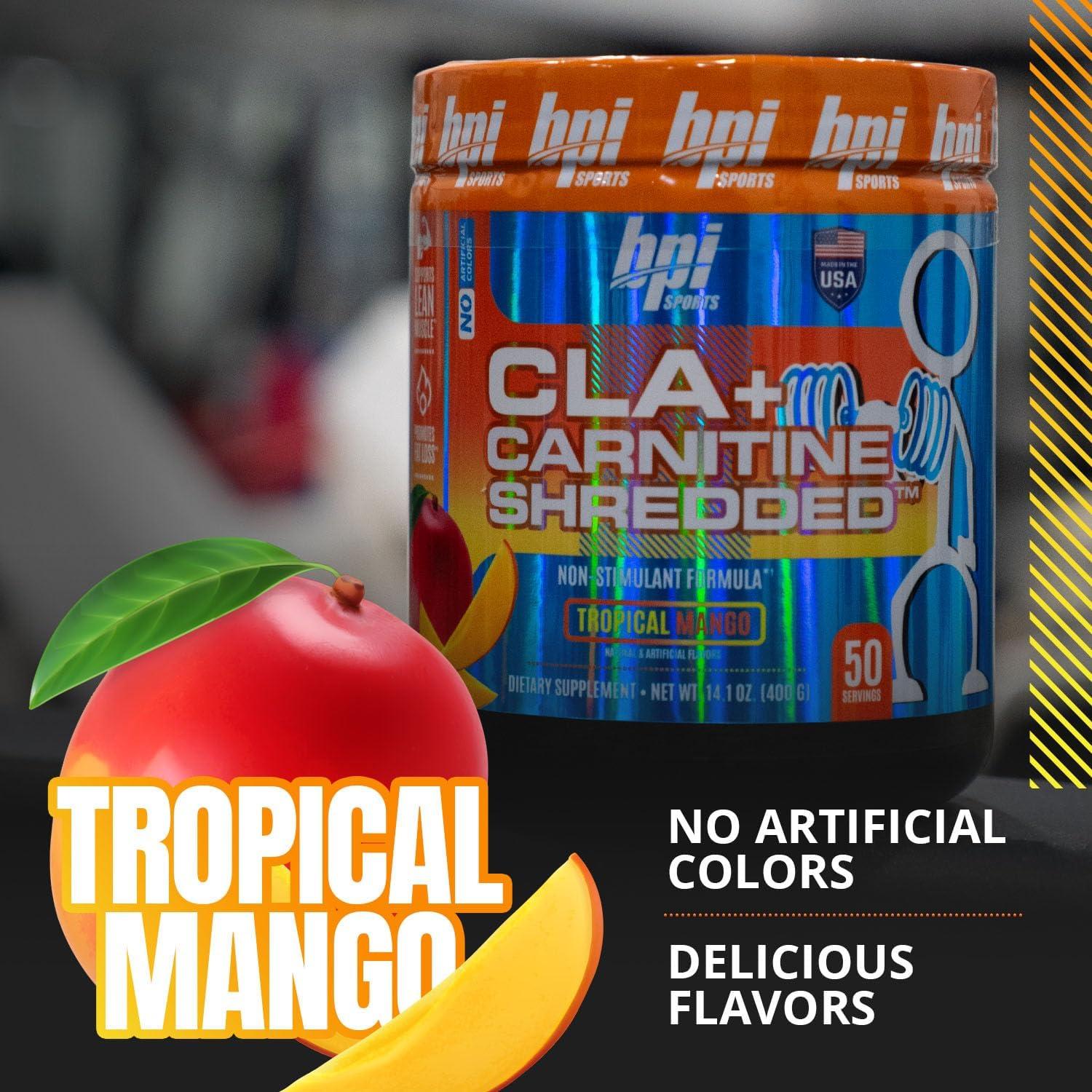 Buy BPI Sports CLA + Carnitine Shredded - Tropical Mango | Supports Lean Muscle & Fat Loss - 50 Servings - International Shipping Available | Buy Now with Express International Delivery | GoSupps.com Buy BPI Sports CLA + Carnitine Shredded - Tropical Mango | Supports Lean Muscle & Fat Loss - 50 Servings - International Shipping Available | Buy Now with Express International Delivery | GoSupps.com