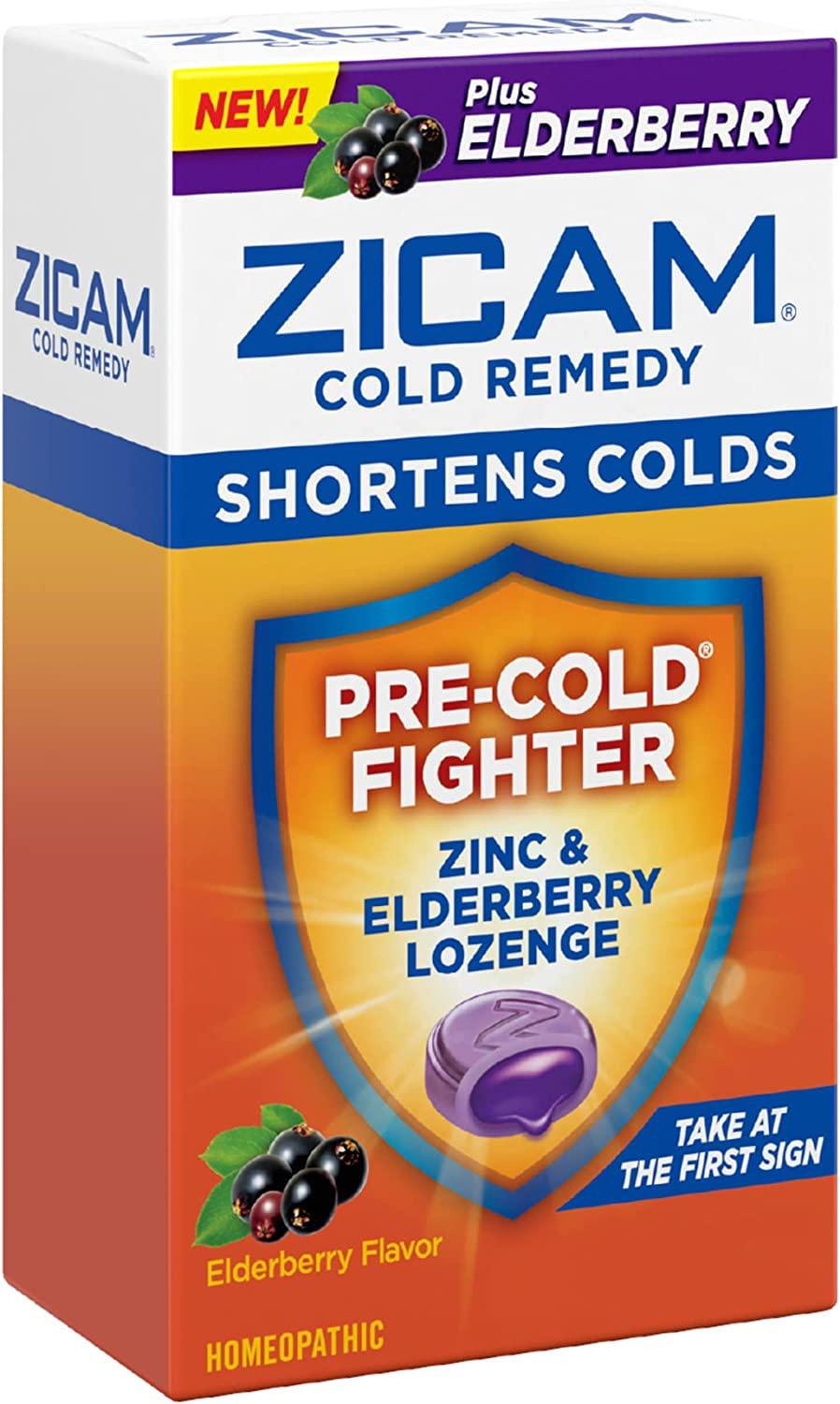 Zicam Cold Remedy Lozenges Wild Cherry 25 Individually Wrapped Lozenges