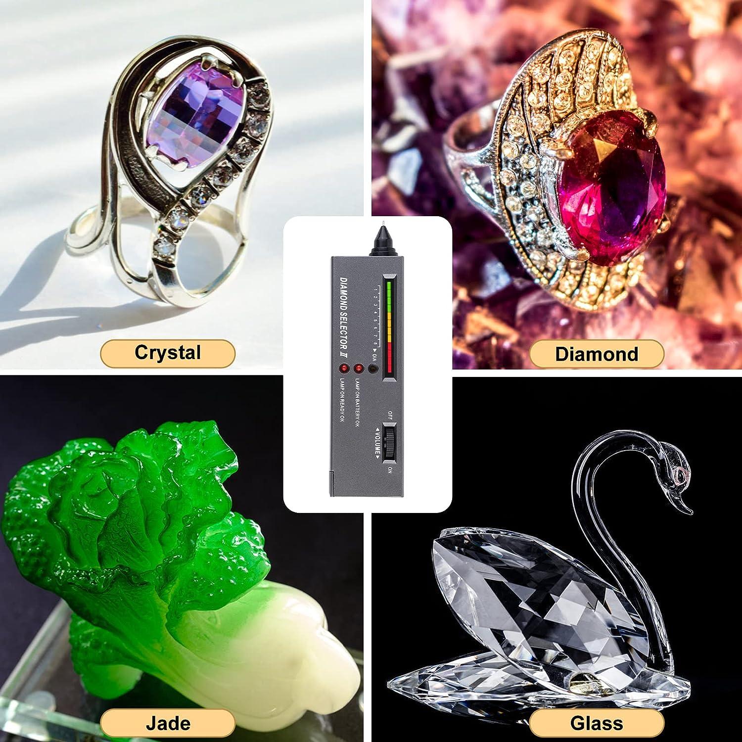 Portable Electronic Diamond Tester Pen For  Diamond,ruby,crystal,agate,jade,gems Gemstone Multi Gemstone Hardness  Testing Tool Ls (hs)