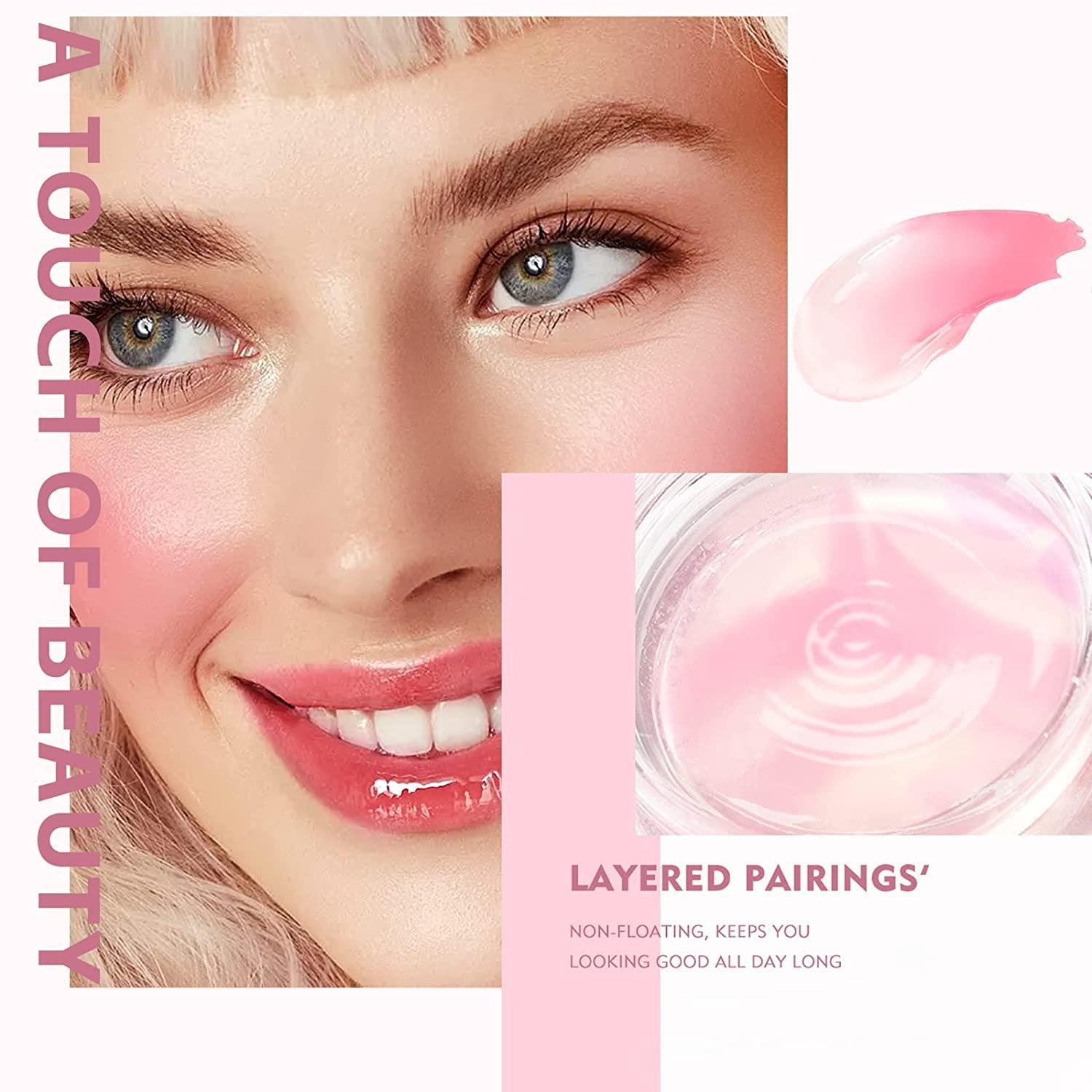 Color Changing Blusher for Cheek Moisturizing Blush Color Changing