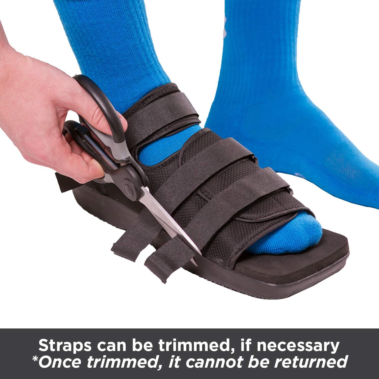 BraceAbility Postop Shoe for Broken Foot or Toes Medical / Surgical