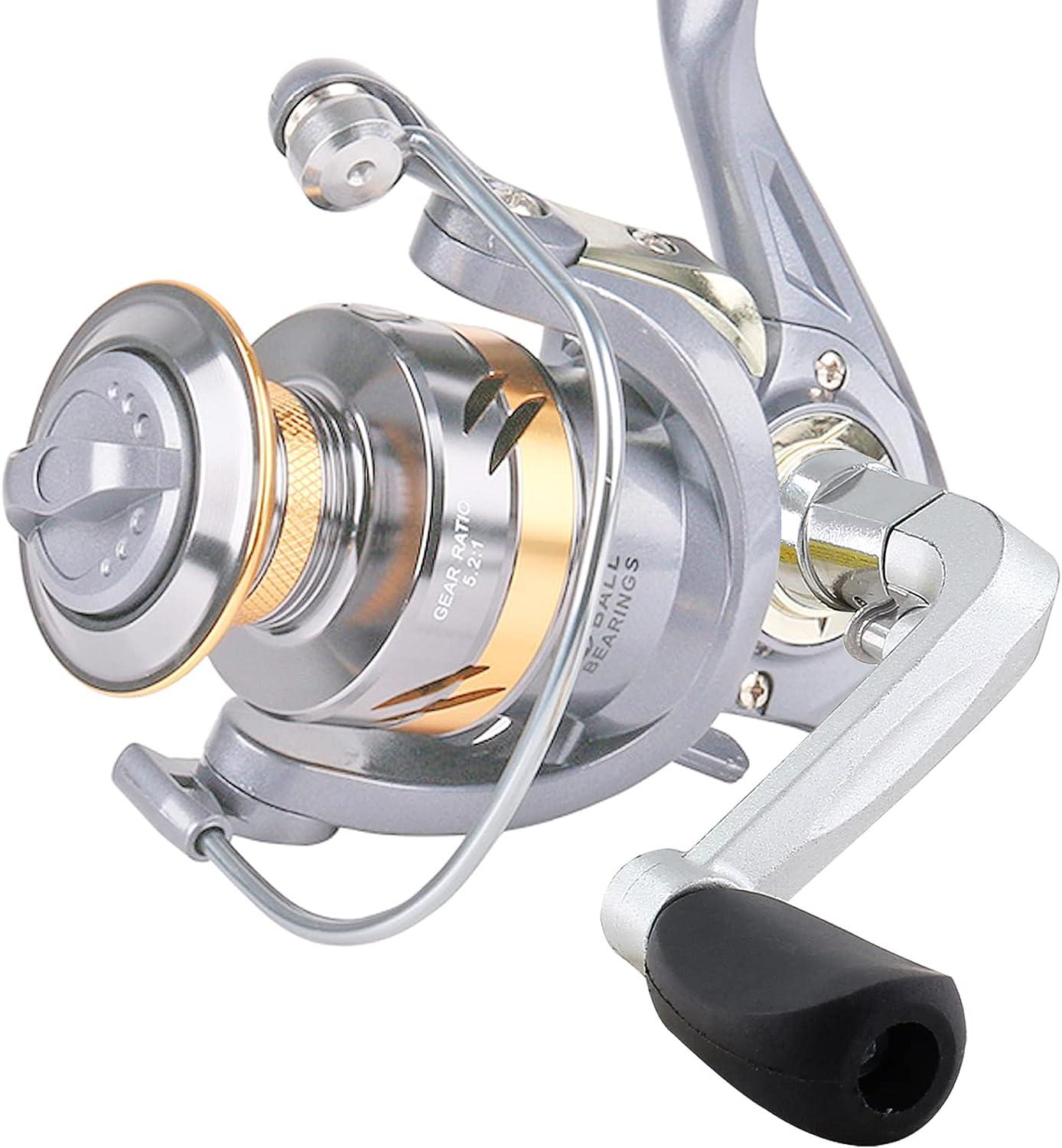Waziaqoc Fishing Spinning Reel Handle Grip Replacement - Rotary Knob Power  Handle
