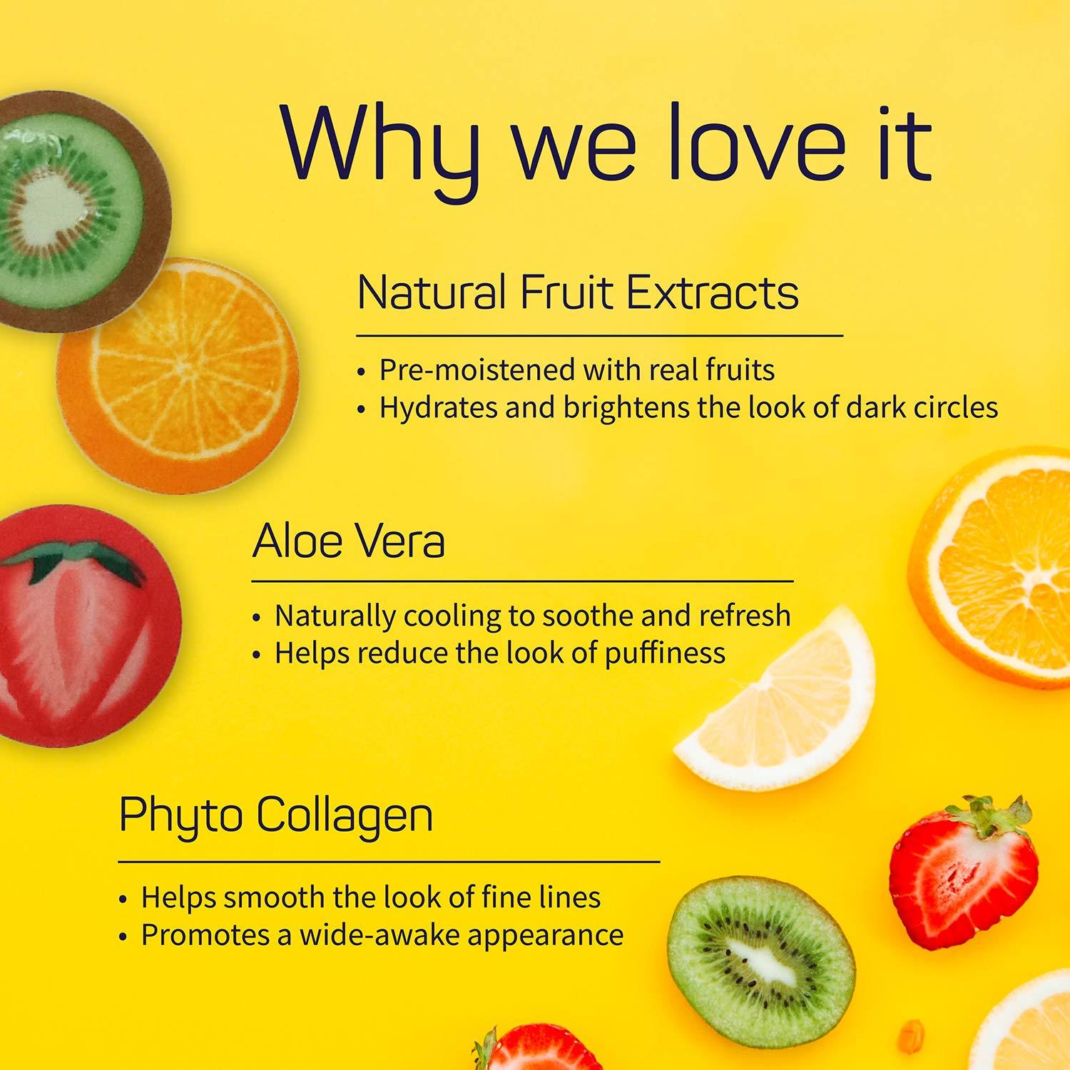 SpaLife Korean Soothing Spa Cooling Eye Pads 48 Pads Cucumber