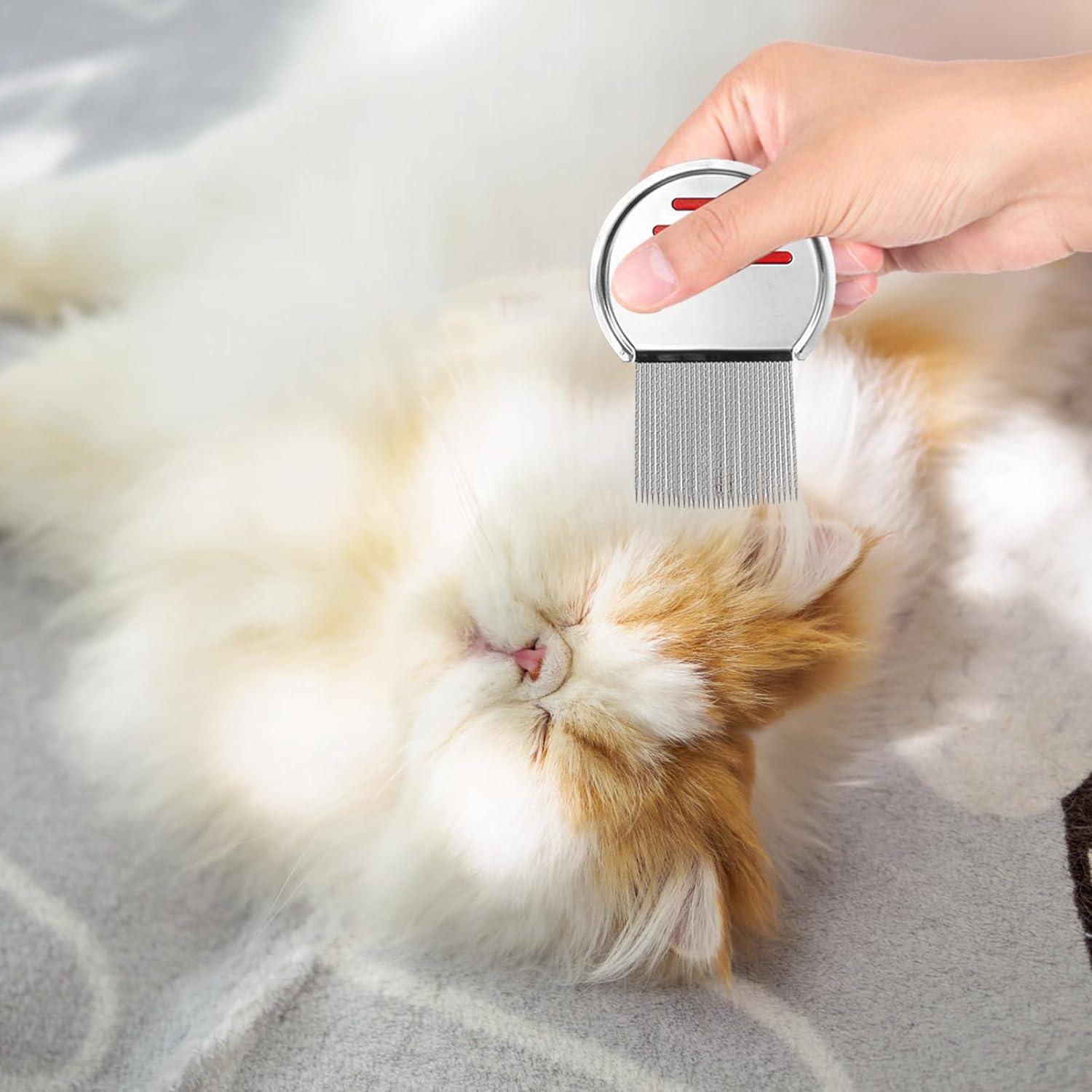 2 Pcs Lice Combs Lice Nit Comb for Long Thick Hair Head Nit Treatment Lice Removal Hair Combs