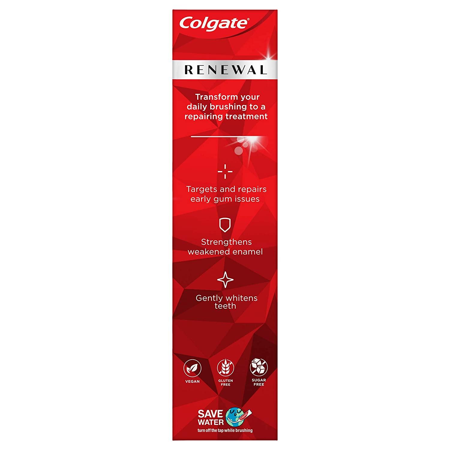 Colgate Renewal Gum & Enamel Fortify Toothpaste Clean Mint Gel (3oz)