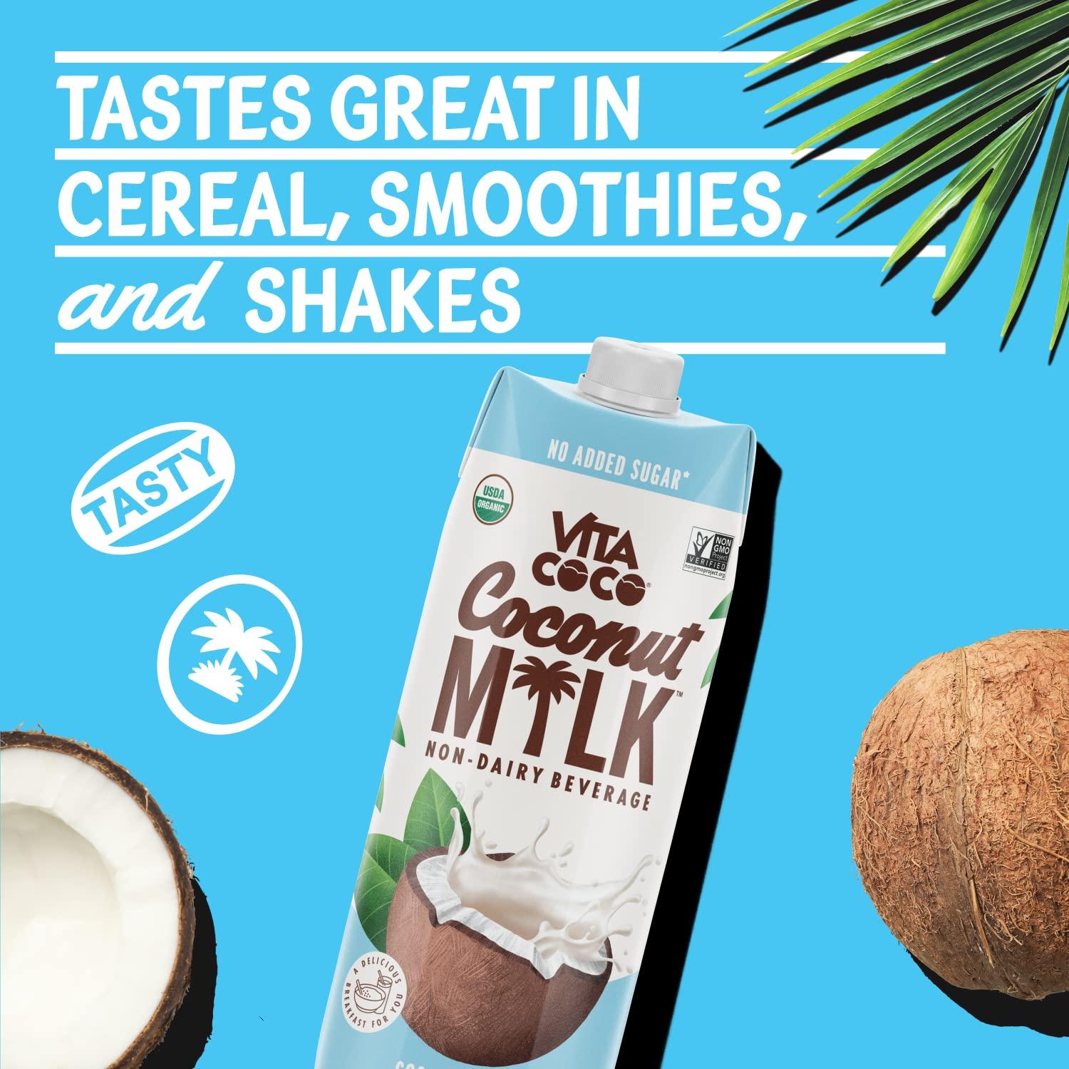 Vita Coco Original Organic Coconut Milk, Plant Based, Dairy Free