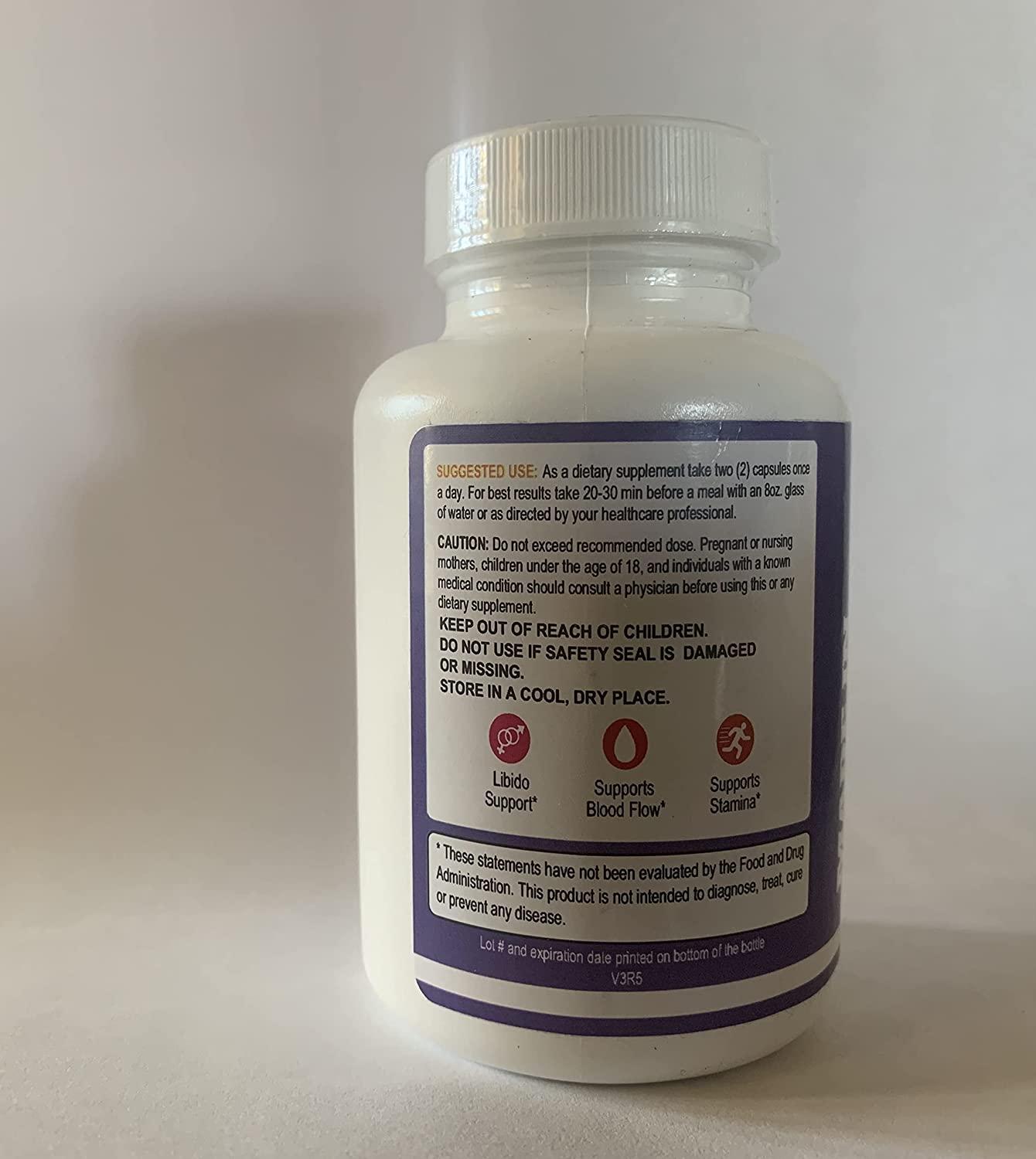 Horny Goat Weed Extract with Maca Root, Tongkat Ali, Ginseng and Muira