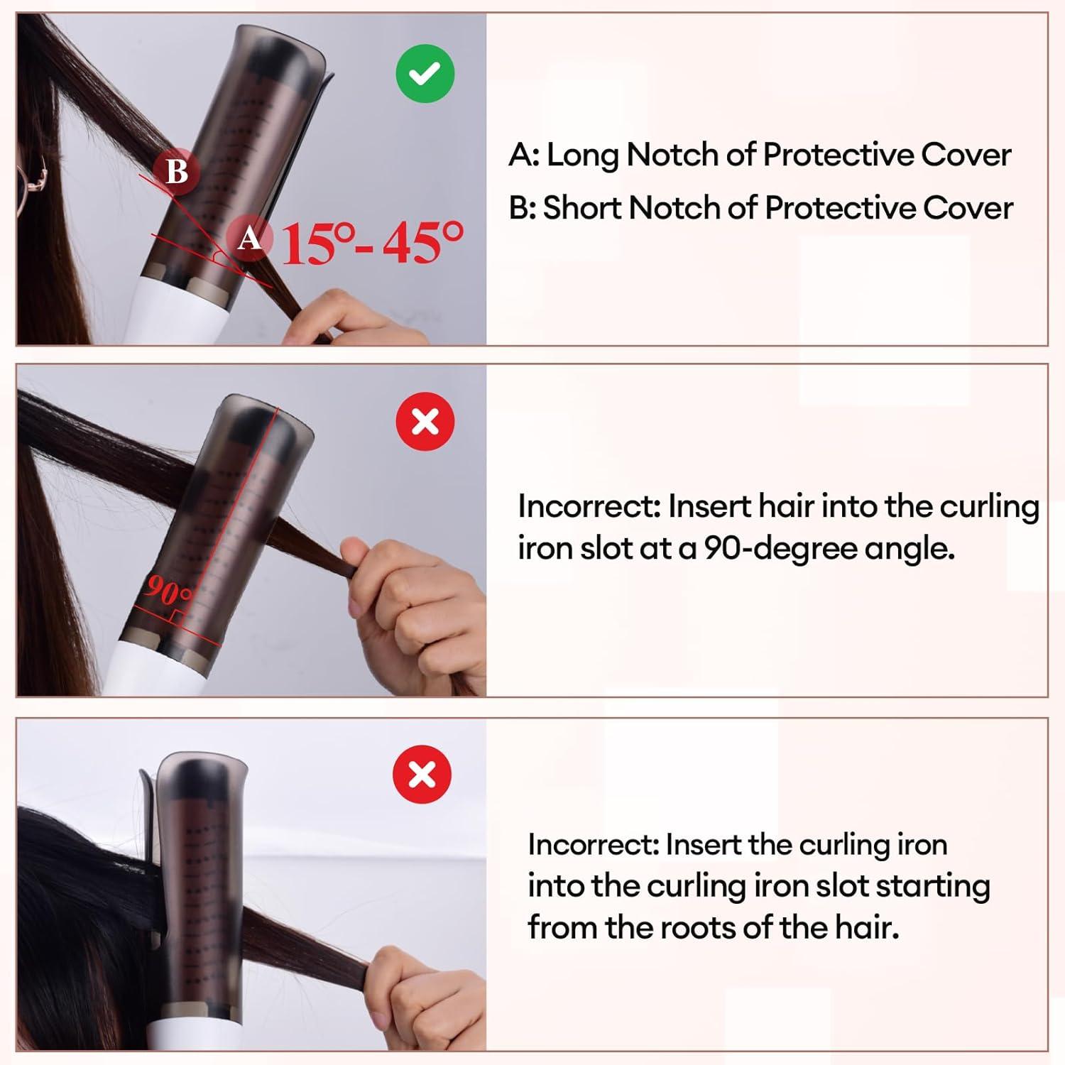90 degree new arrivals curling iron