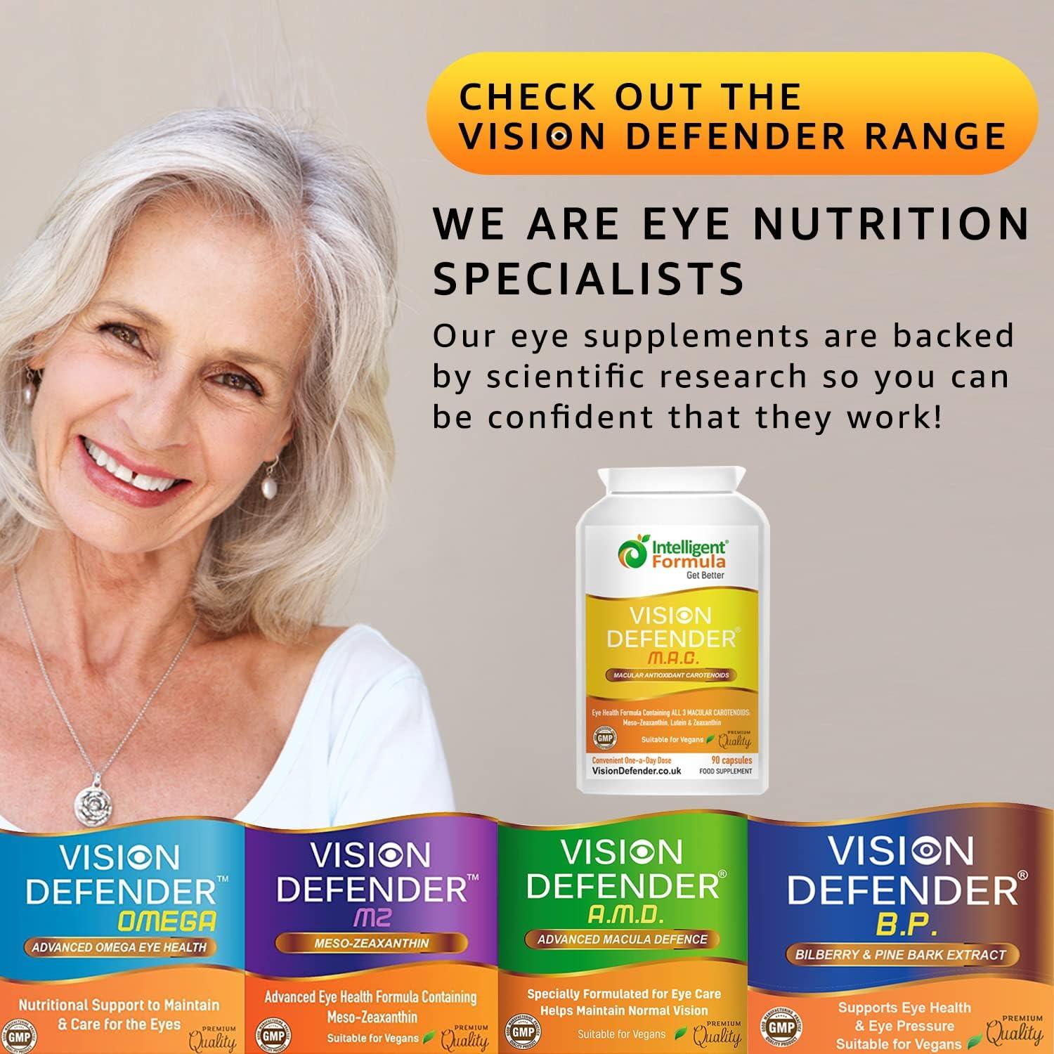 Lutein, Zeaxanthin & MesoZeaxanthin Eye Supplement VISION DEFENDER