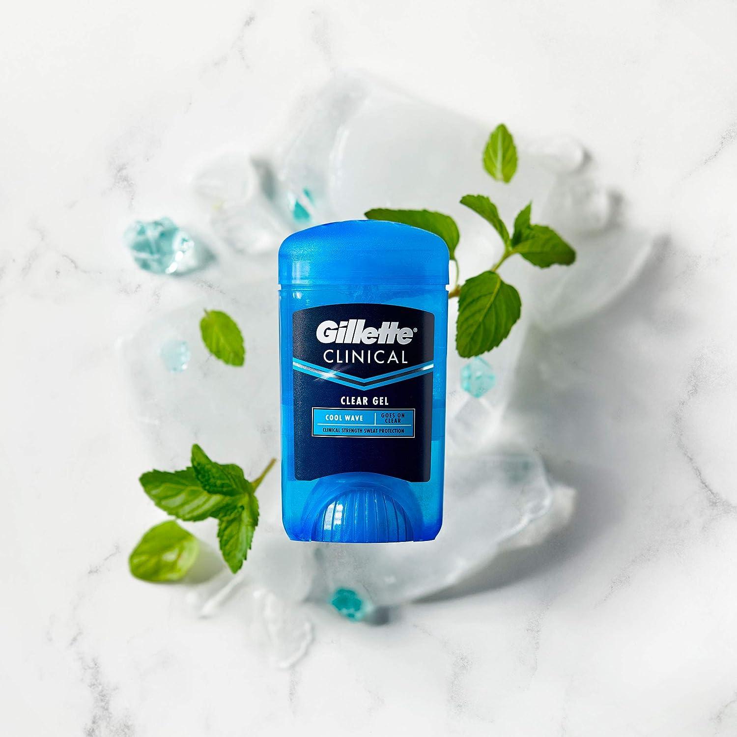 Gillette Clinical Strength Antiperspirant Deodorant for Men Cool Wave