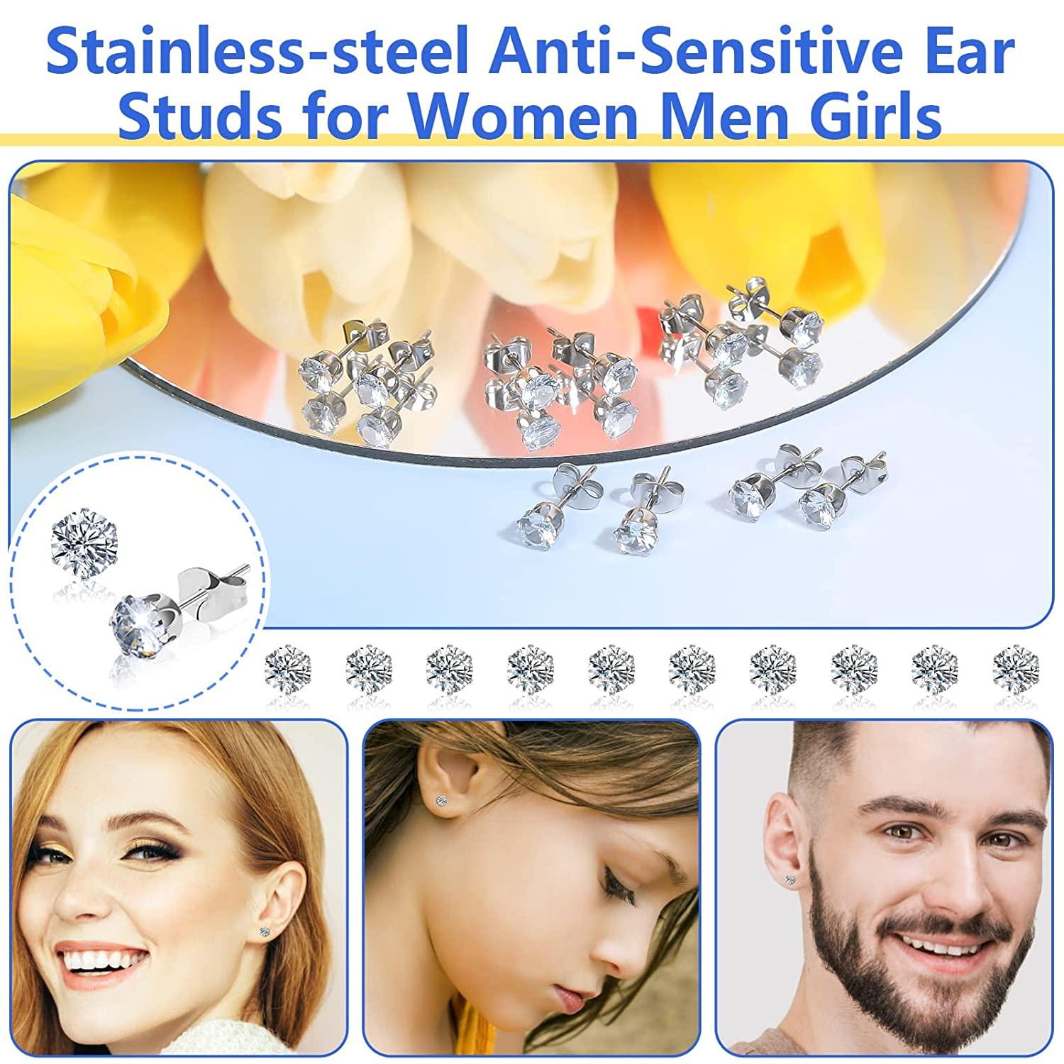 10 Packs Self Ear Piercing Kit, Evatage Home Piercing Kit Disposable