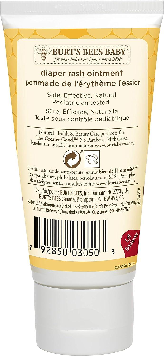 Burt's Bees Baby 100 Natural Diaper Rash Ointment 3oz Tube