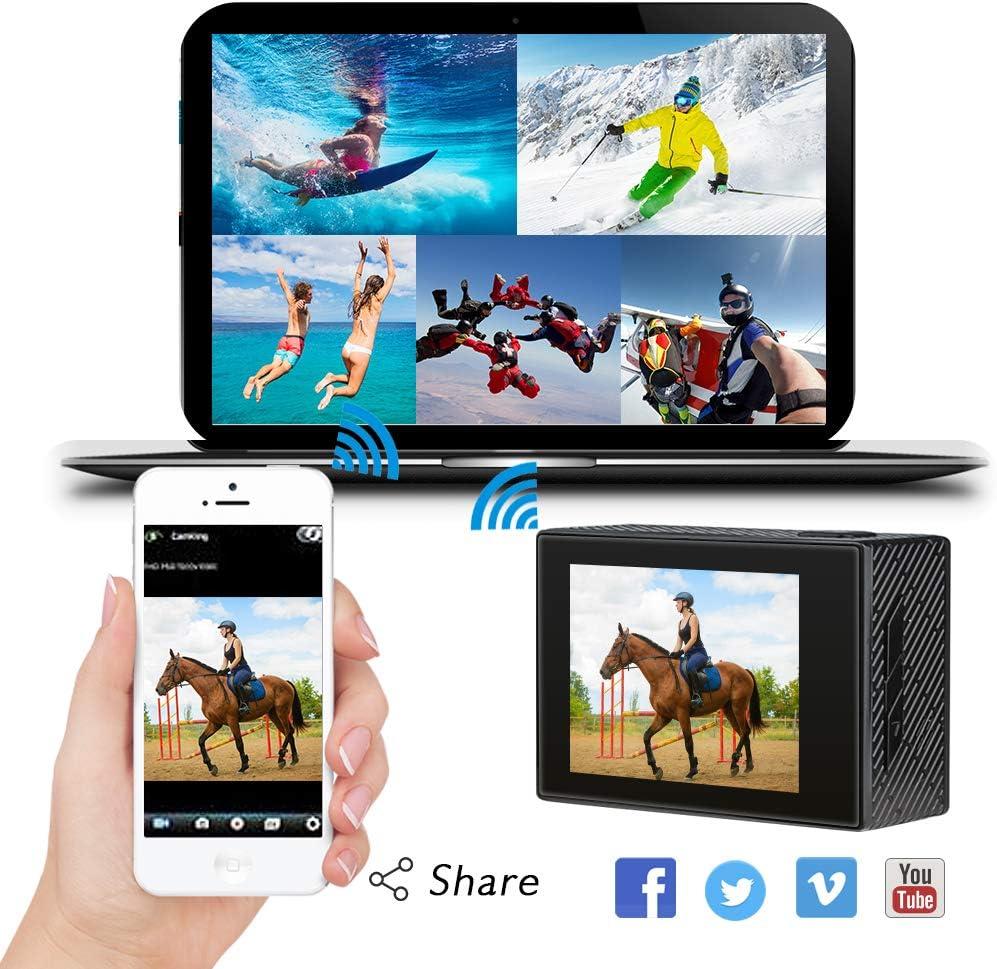 AKASO Brave 4 4K 20MP WiFi Action Camera Ultra HD with EIS 30m