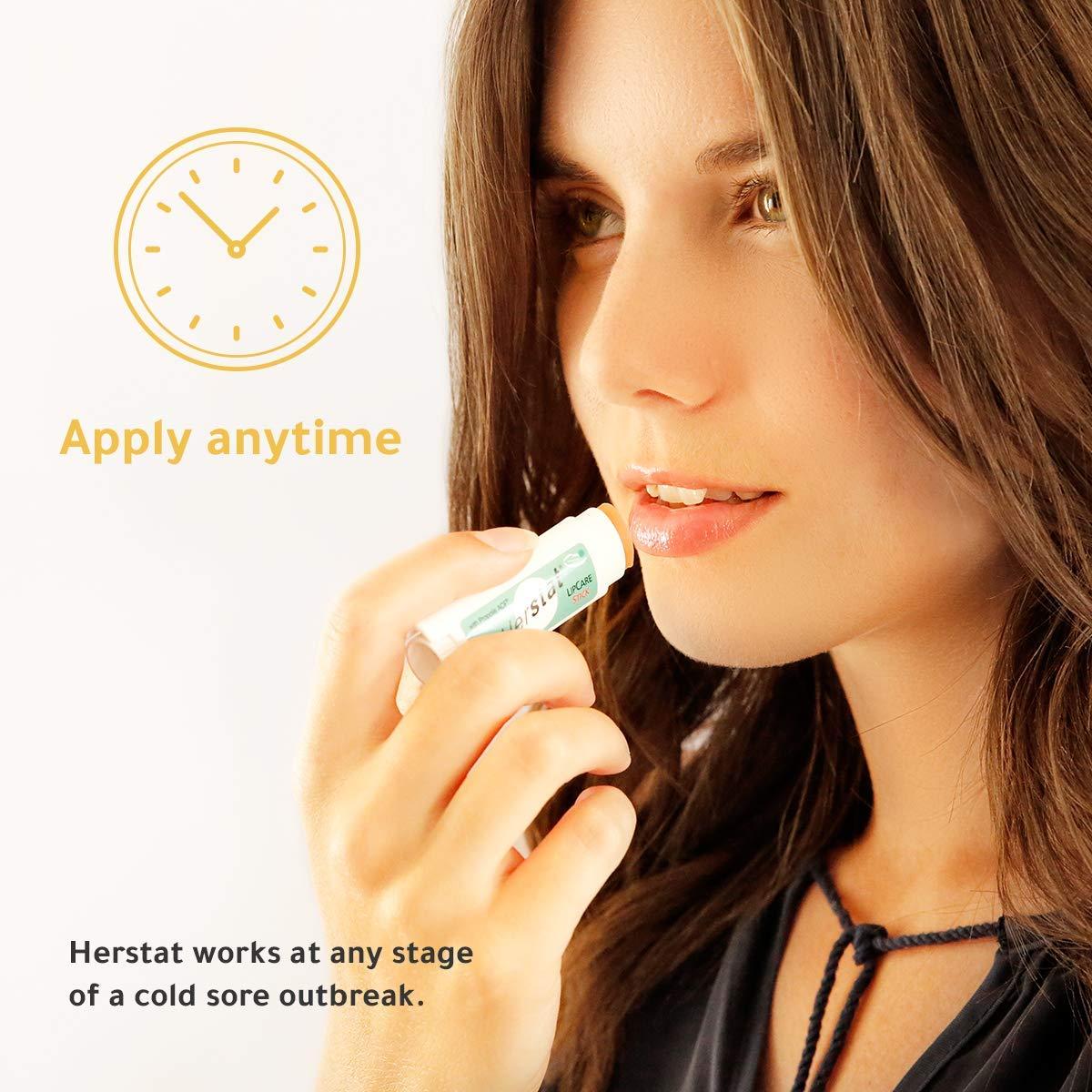 Herstat Between Cold Sore Outbreaks Lip Balm