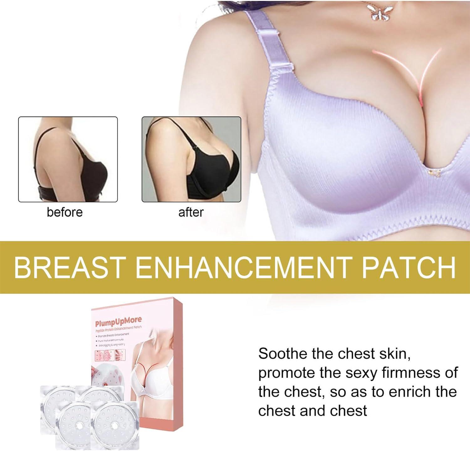 Breast Enhancer Mask,4Pcs/Box Breast Enlargement Enhancer Patch Collagen Breast Lift Firm Mask - Boobs Firming Lifting, Enlargement & Elastic Skin