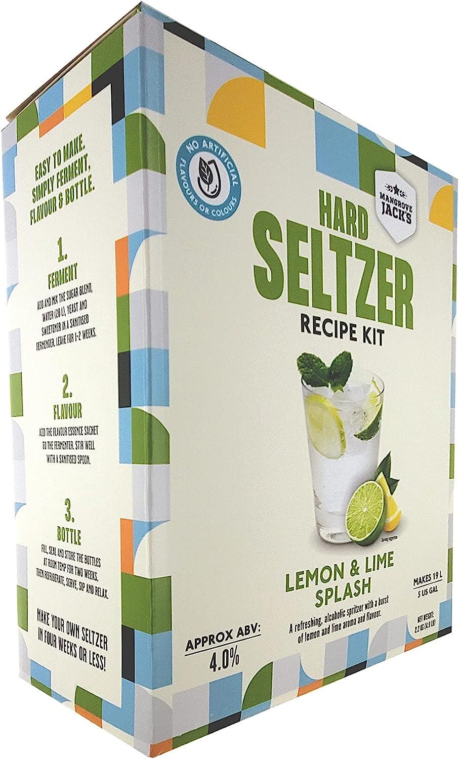 Mangrove Jacks Hard Seltzer Kit Lemon & Lime Splash