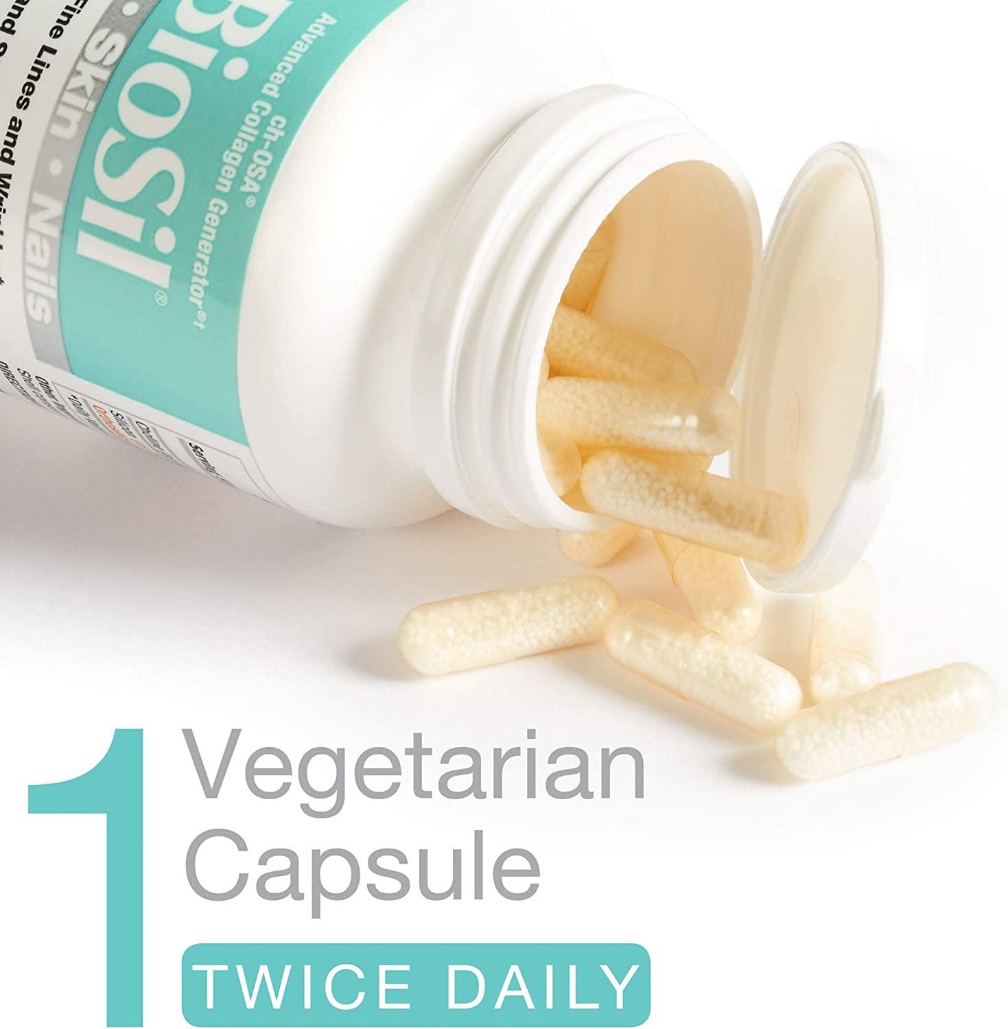 BioSil Advanced Collagen Generator - 60 Capsules | Natural Factors for ...