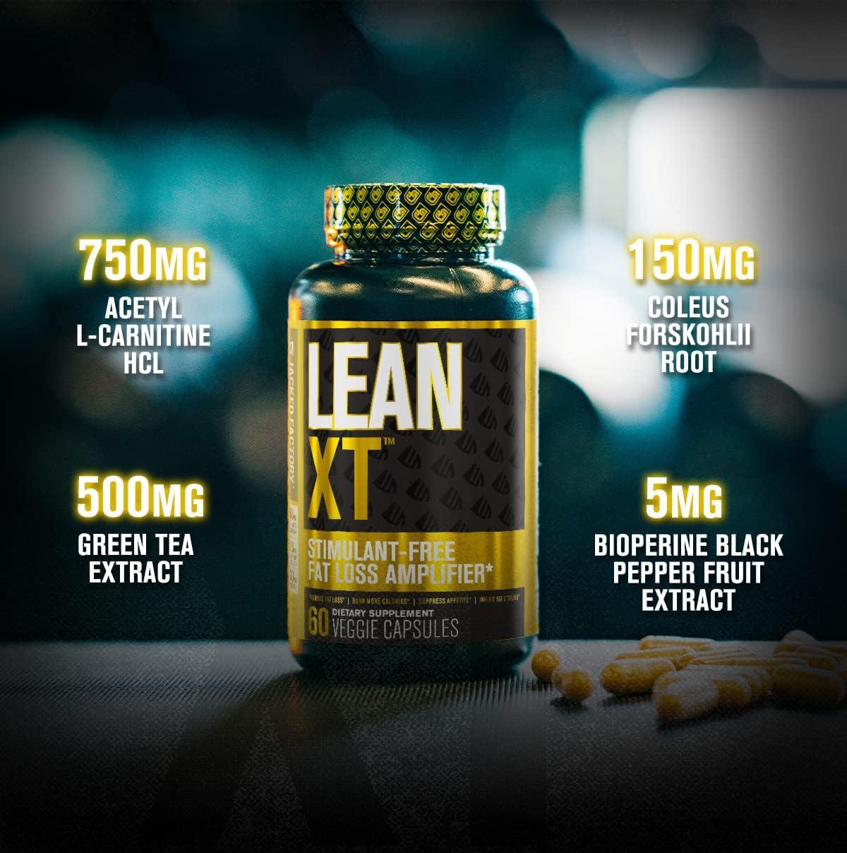 Jacked Factory Lean-XT Non Stimulant Fat Burner 60 Capsules for Weight Loss | Buy Now with Express International Delivery | GoSupps.com Jacked Factory Lean-XT Non Stimulant Fat Burner 60 Capsules for Weight Loss | Buy Now with Express International Delivery | GoSupps.com