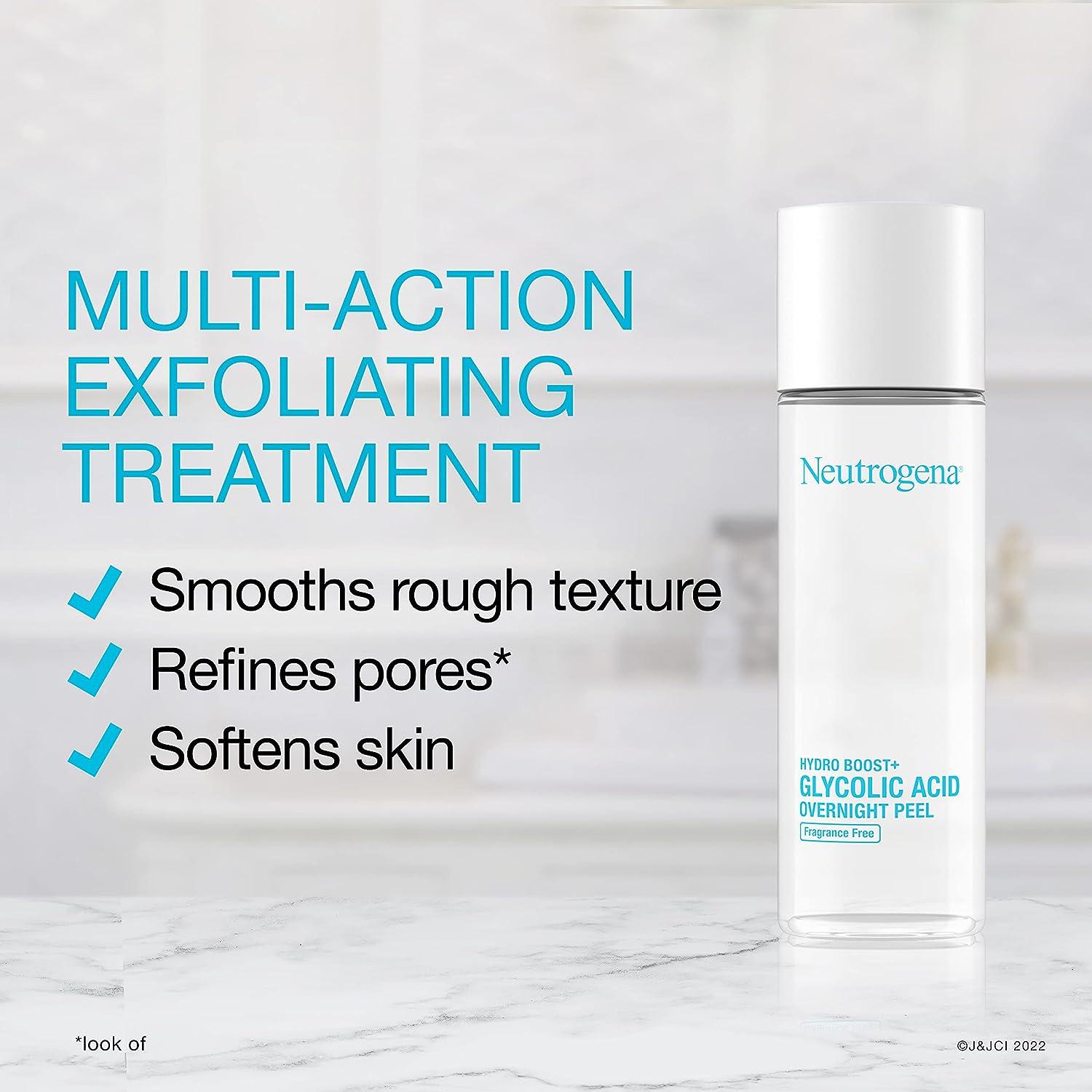 Neutrogena Hydro Boost+ Glycolic Acid Overnight Peel Face Peel with