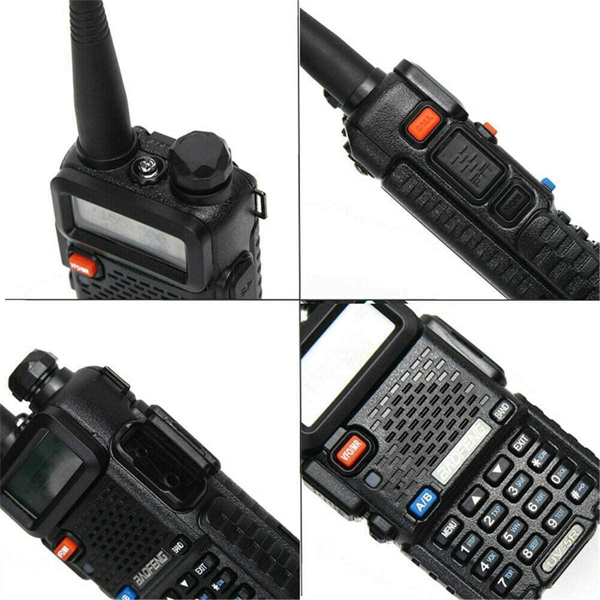  BaoFeng UV-5R Handheld Ham Radio with Extra 1800mAh Battery and  Greaval GV-771 High Gain Antenna, Dual Band Two Way Radio Includes Full Kit  (Black) : Electronics