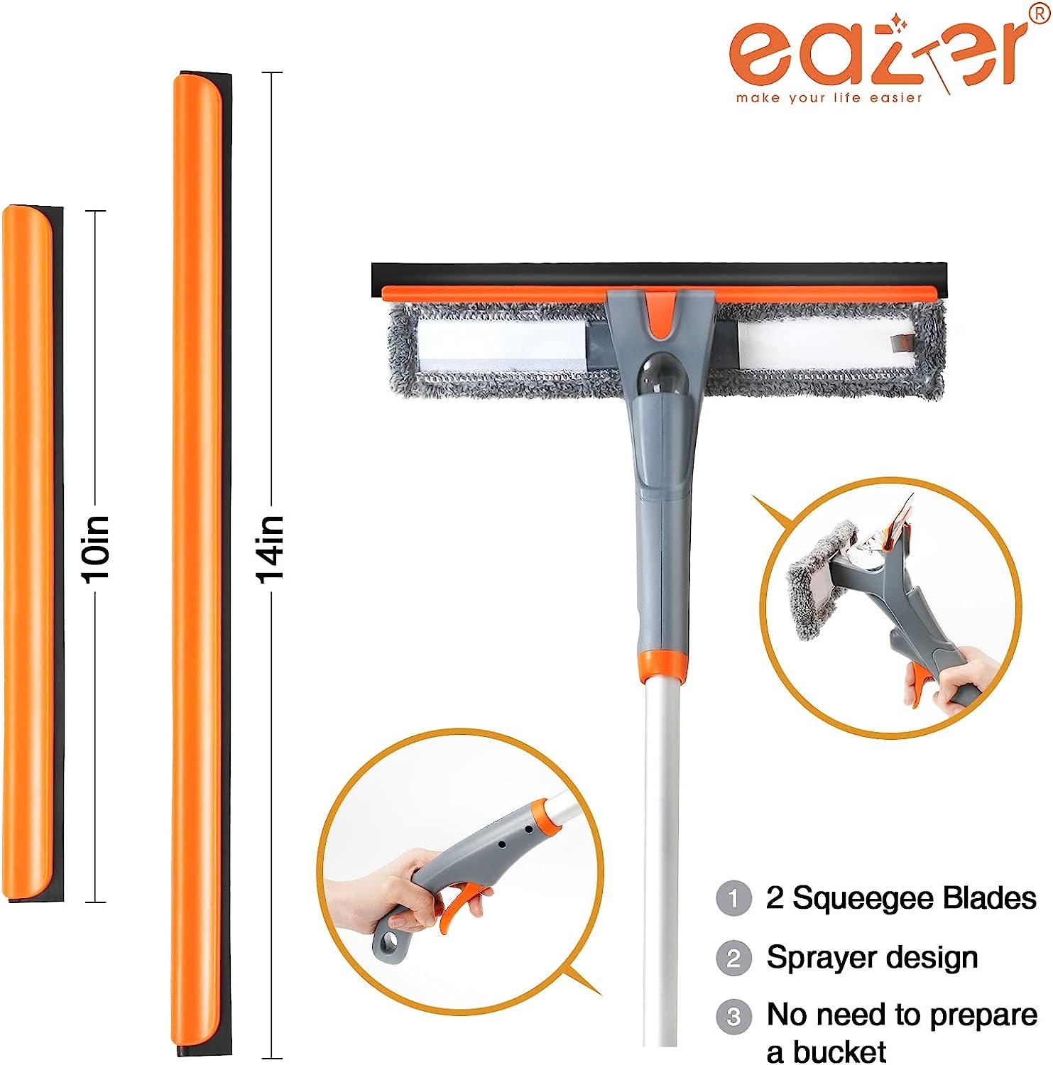 eazer Squeegee Window Cleaner 2 in 1 Rotatable Window Cleaning
