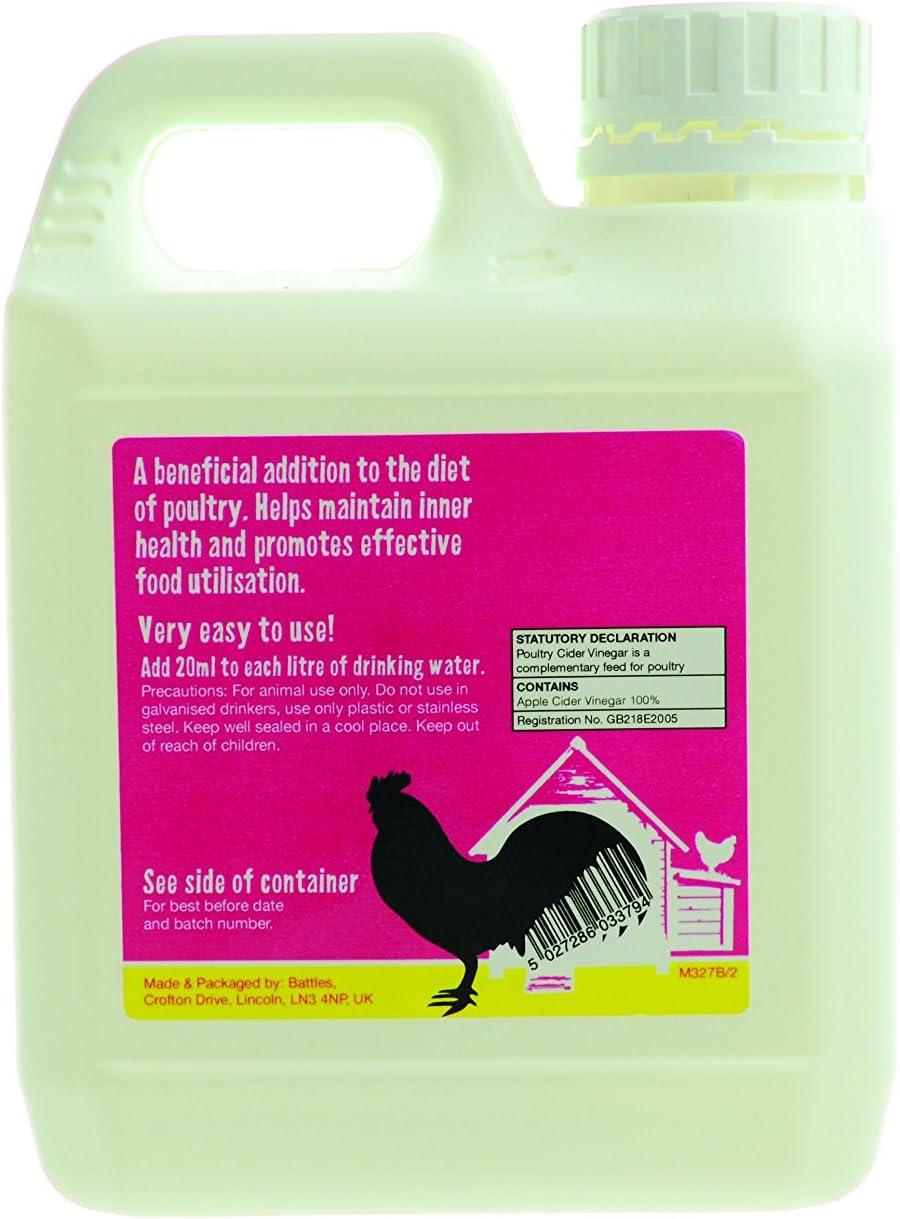 Battles Poultry Cider Vinegar 1 litre 1 1 litre