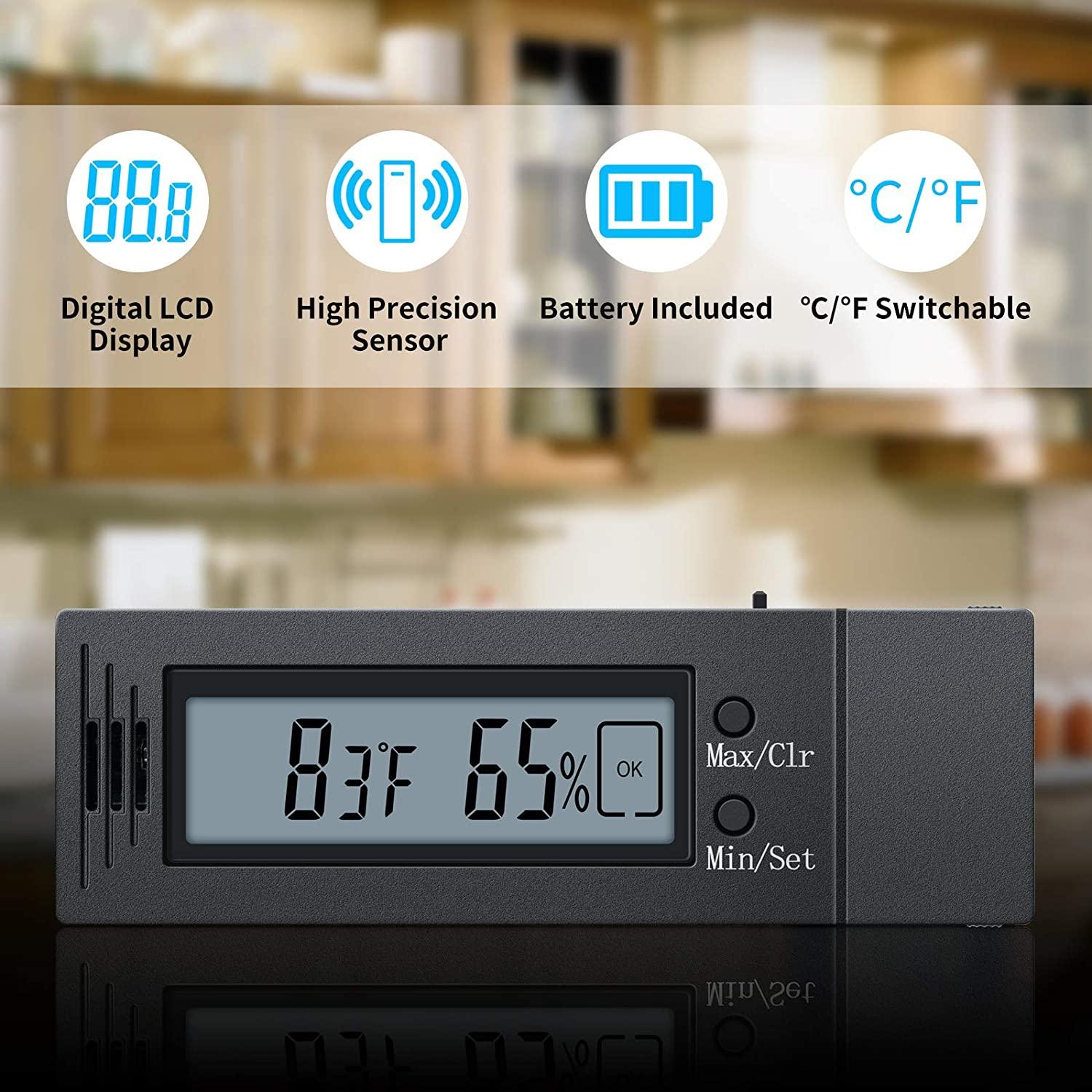 Digital Hygrometer and Thermometer, Briidea Humidity Temperature